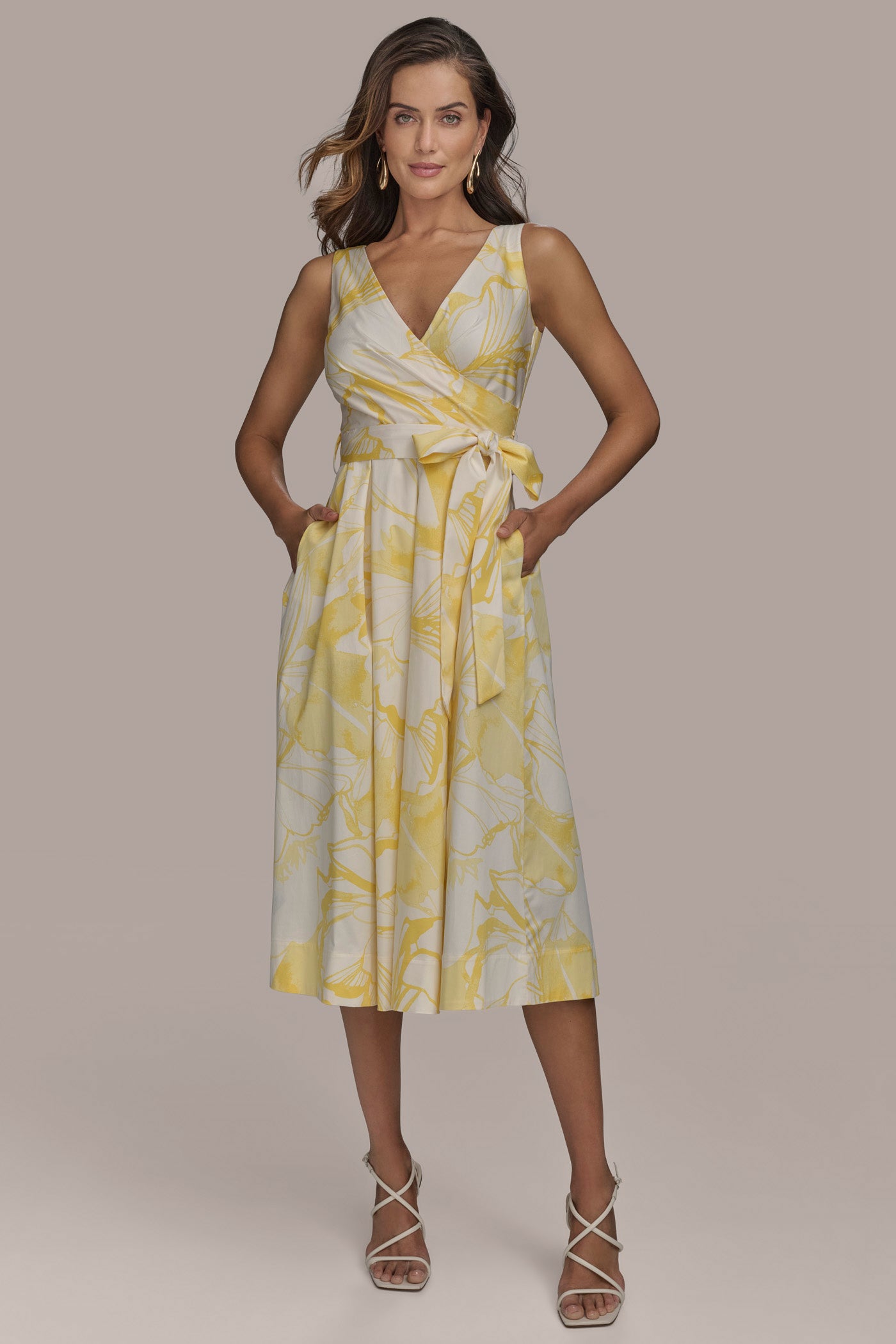 COTTON FIT AND FLARE MIDI DRESS | View 1 | Essential Dresses COTTON FIT AND FLARE MIDI DRESS | View 1 | Essential Dresses