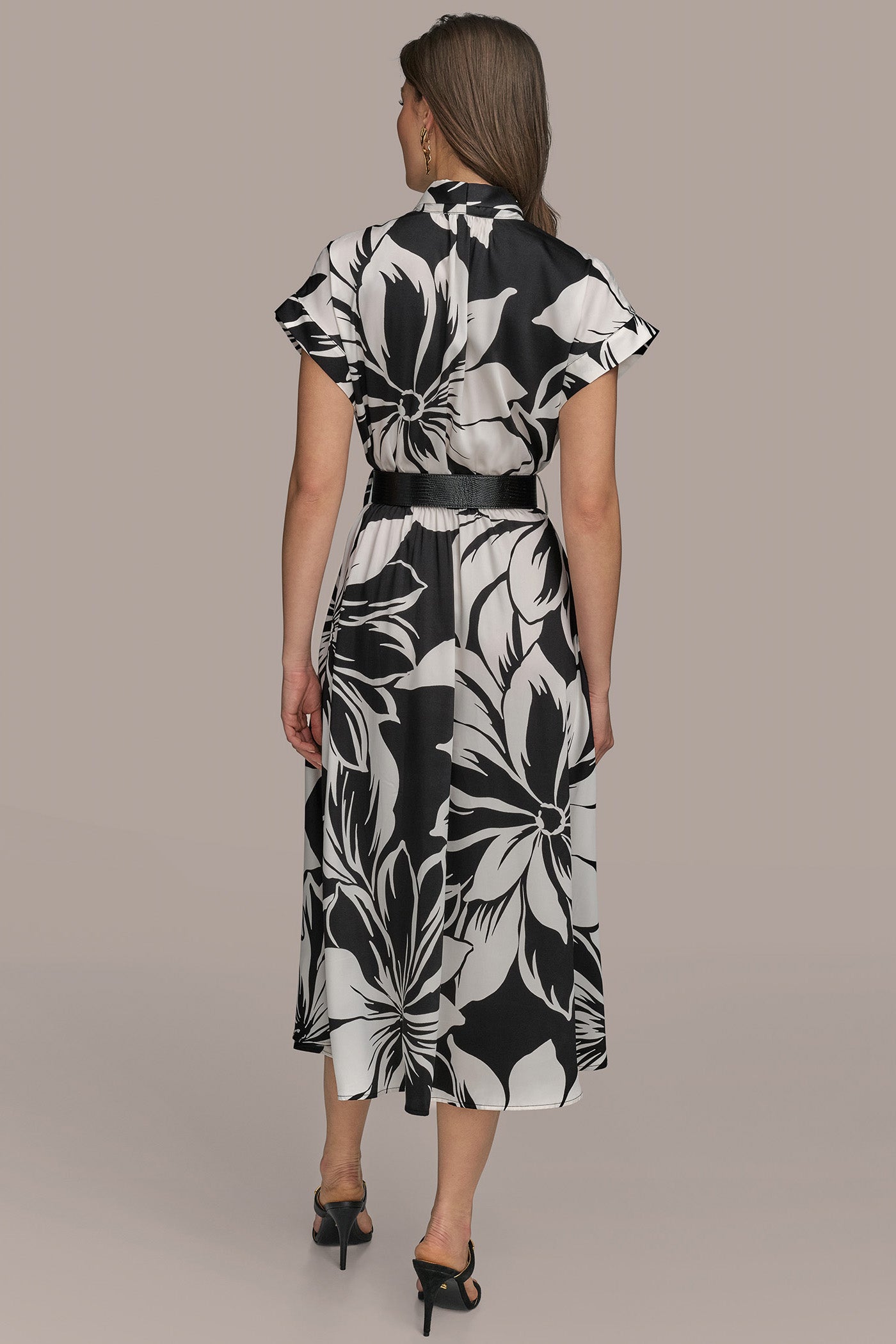 BELTED FLORAL A LINE MIDI | View 2 | Essential Dresses BELTED FLORAL A LINE MIDI | View 2 | Essential Dresses