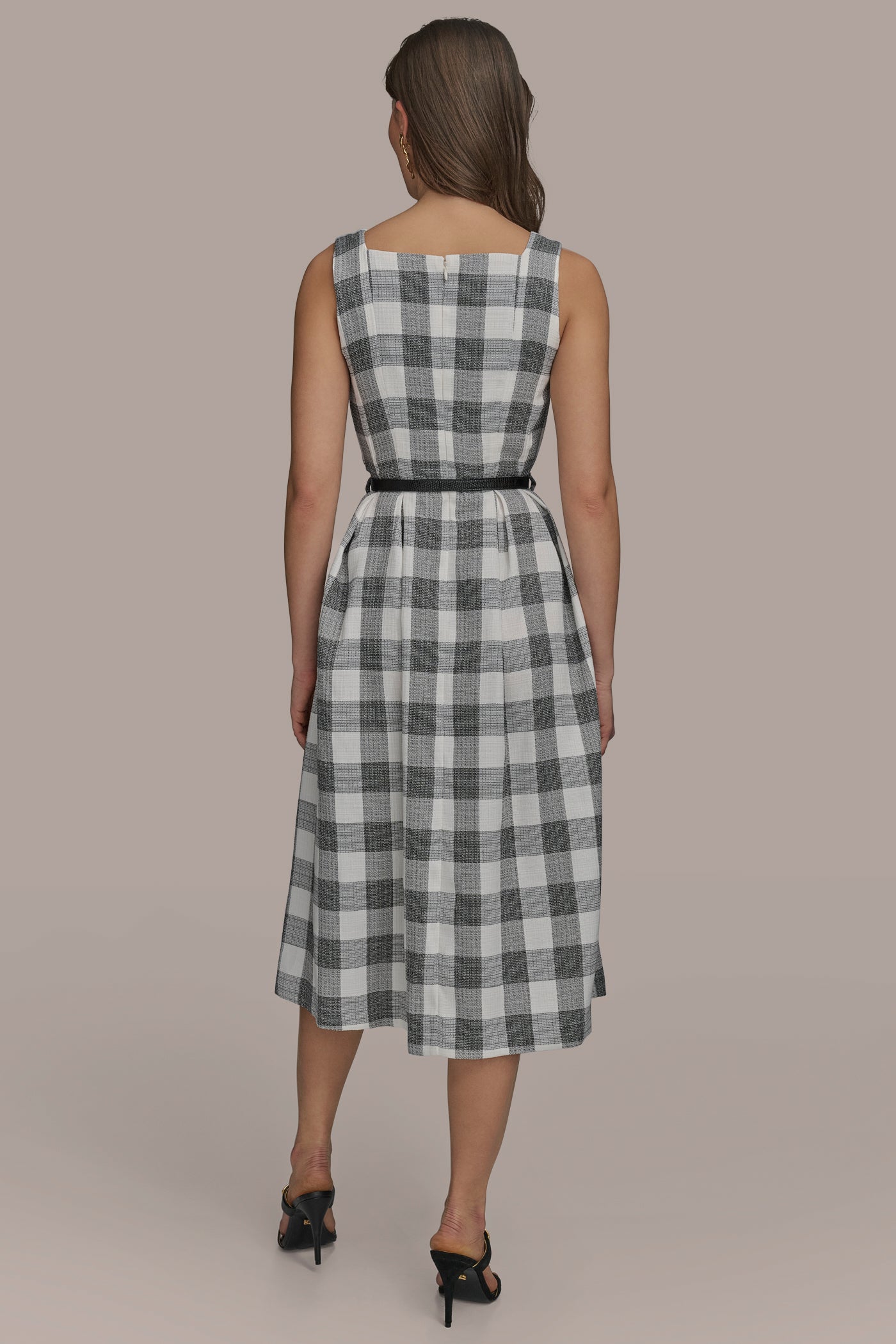 GINGHAM FIT AND FLARE DRESS | View 2 | SALE GINGHAM FIT AND FLARE DRESS | View 2 | SALE