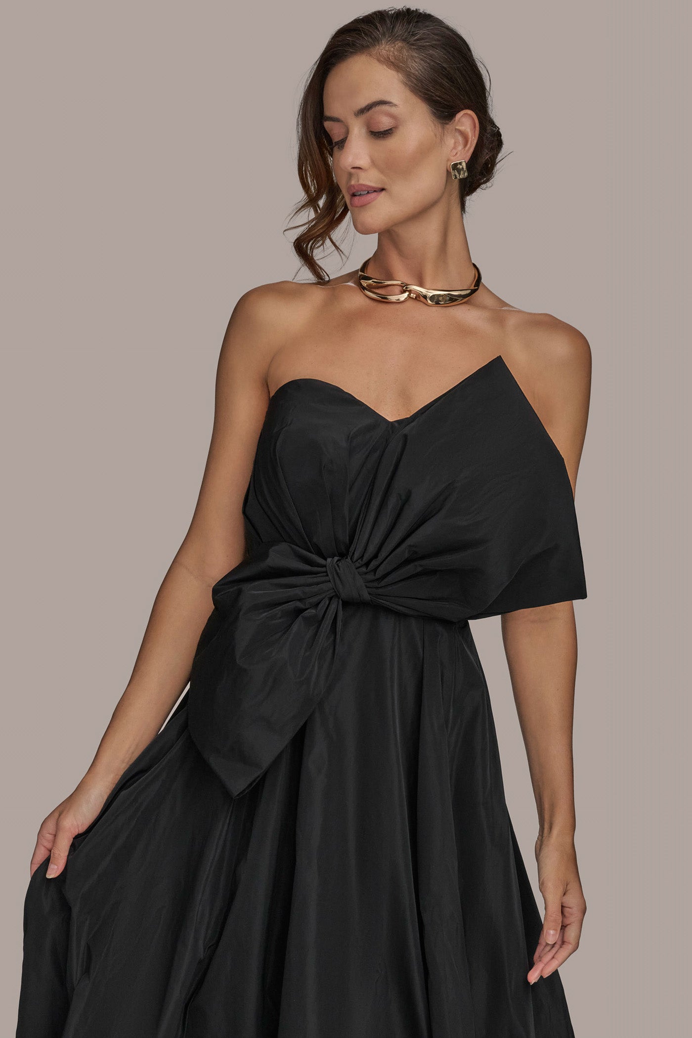 TAFFETA BALLGOWN WITH BOW VIEW 5 | Evening & Formal TAFFETA BALLGOWN WITH BOW VIEW 5 | Evening & Formal