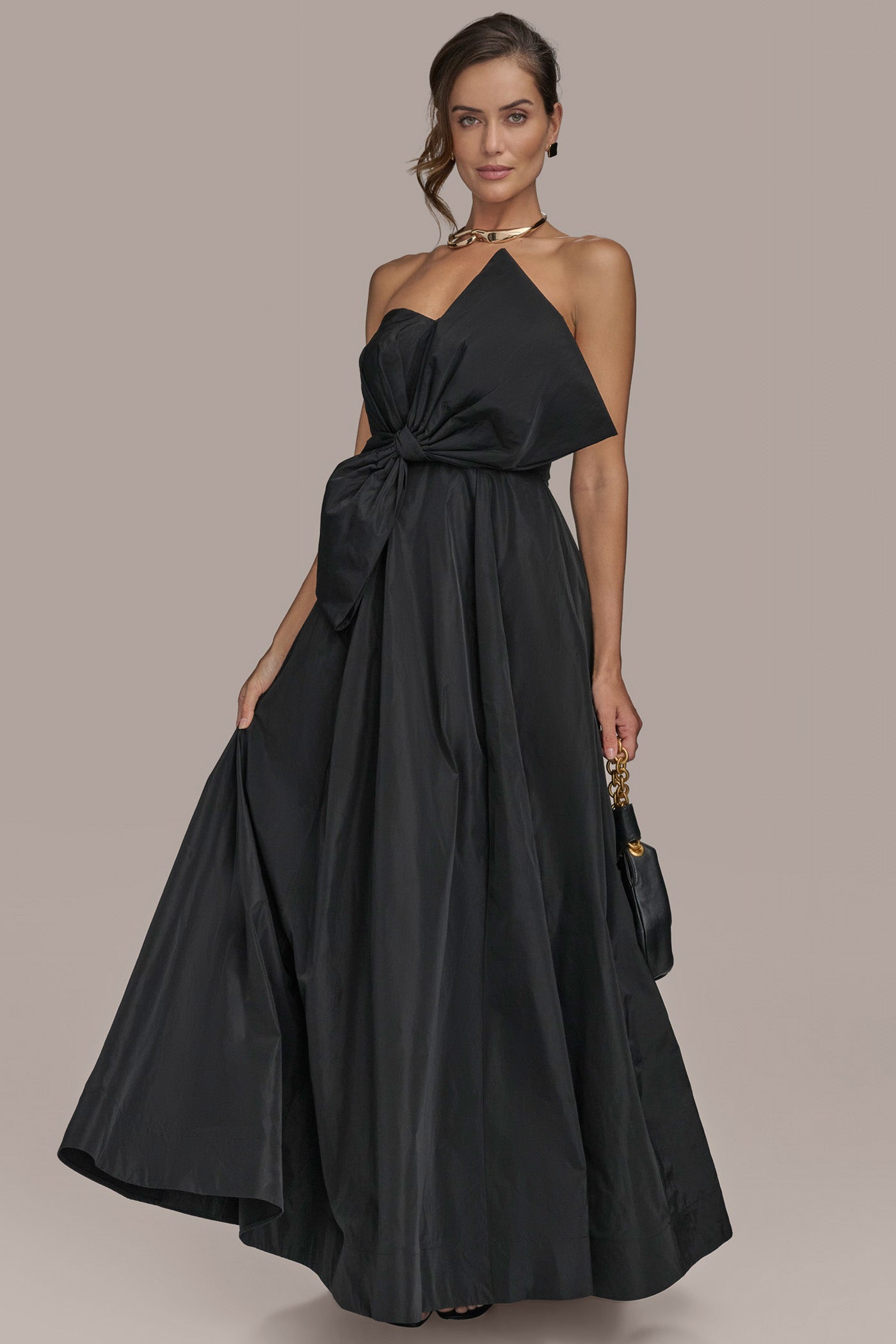 TAFFETA BALLGOWN WITH BOW VIEW 4 | Evening & Formal TAFFETA BALLGOWN WITH BOW VIEW 4 | Evening & Formal