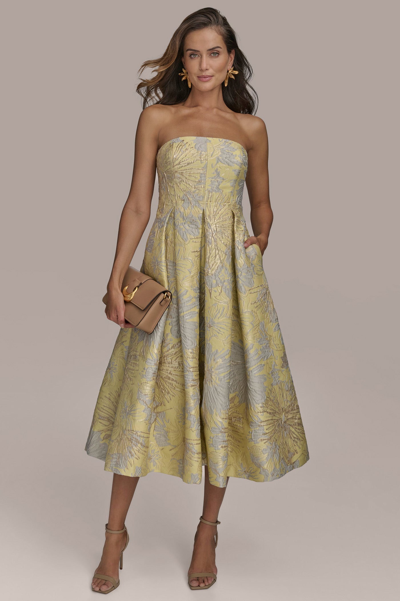 FIT AND FLARE COCKTAIL DRESS VIEW 4 FIT AND FLARE COCKTAIL DRESS VIEW 4