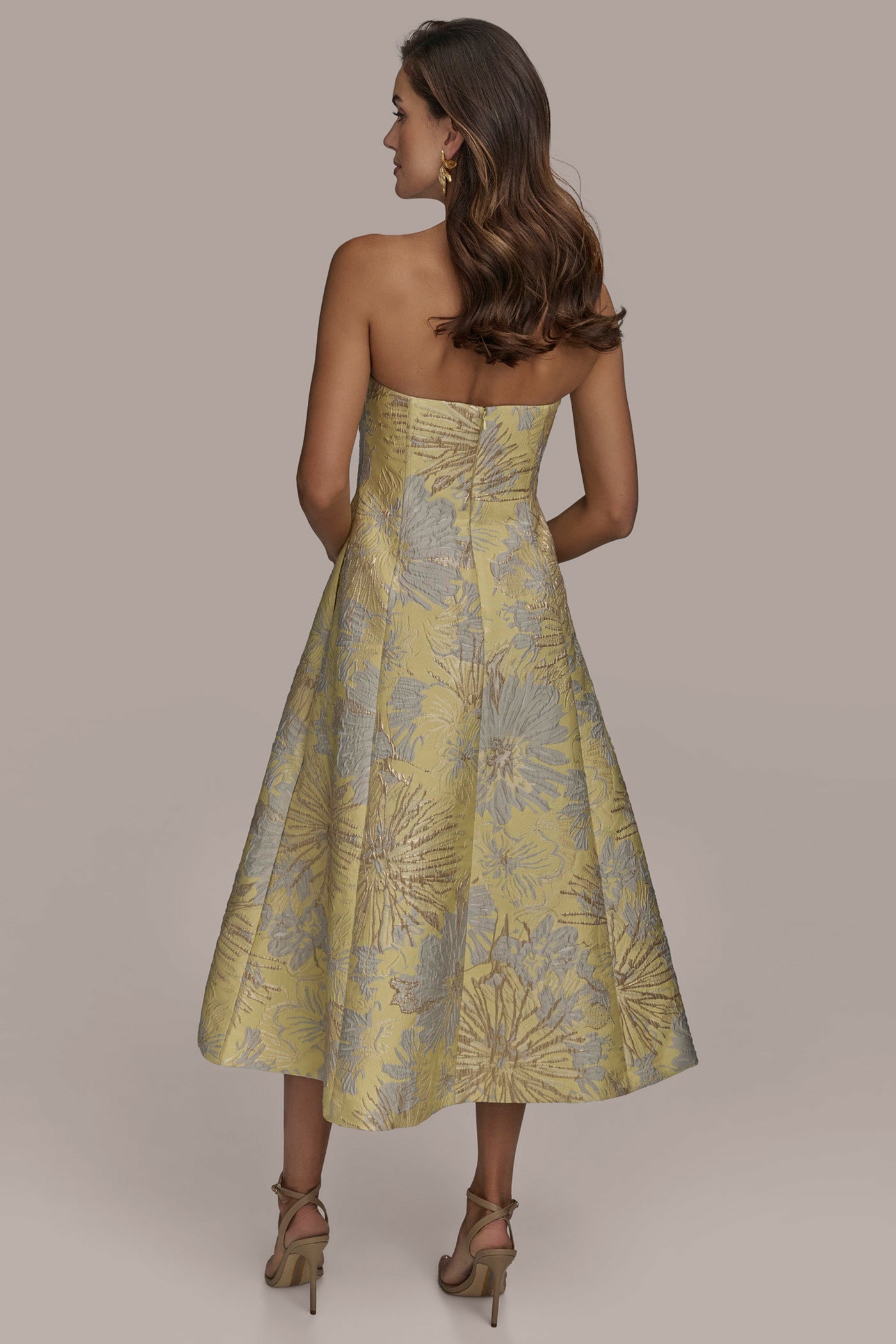 FIT AND FLARE COCKTAIL DRESS VIEW 2 FIT AND FLARE COCKTAIL DRESS VIEW 2