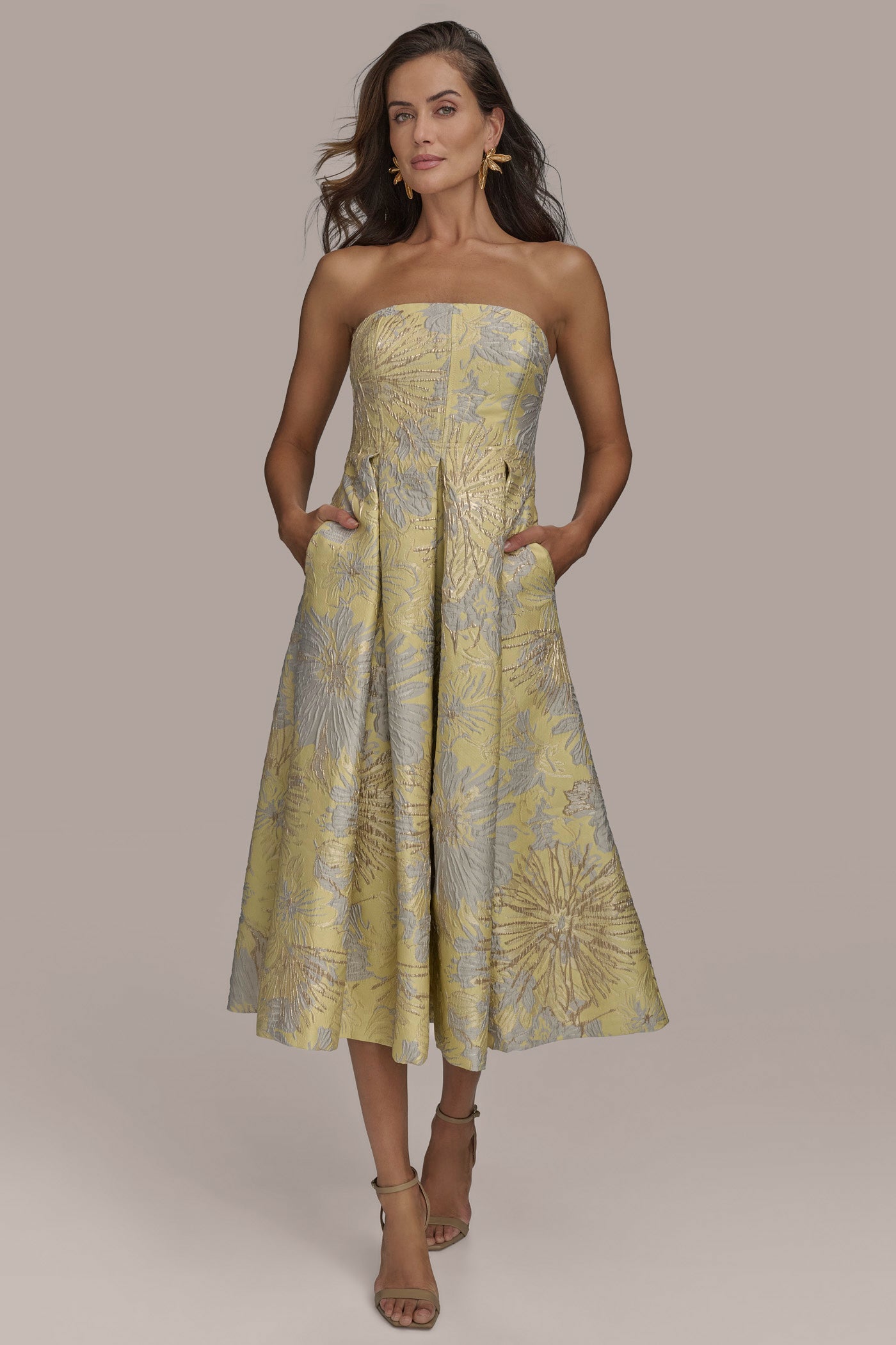 FIT AND FLARE COCKTAIL DRESS VIEW 1 FIT AND FLARE COCKTAIL DRESS VIEW 1