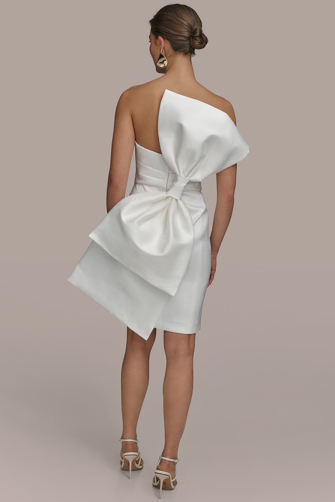 COCKTAIL DRESS WITH BACK BOW VIEW 2 COCKTAIL DRESS WITH BACK BOW VIEW 2