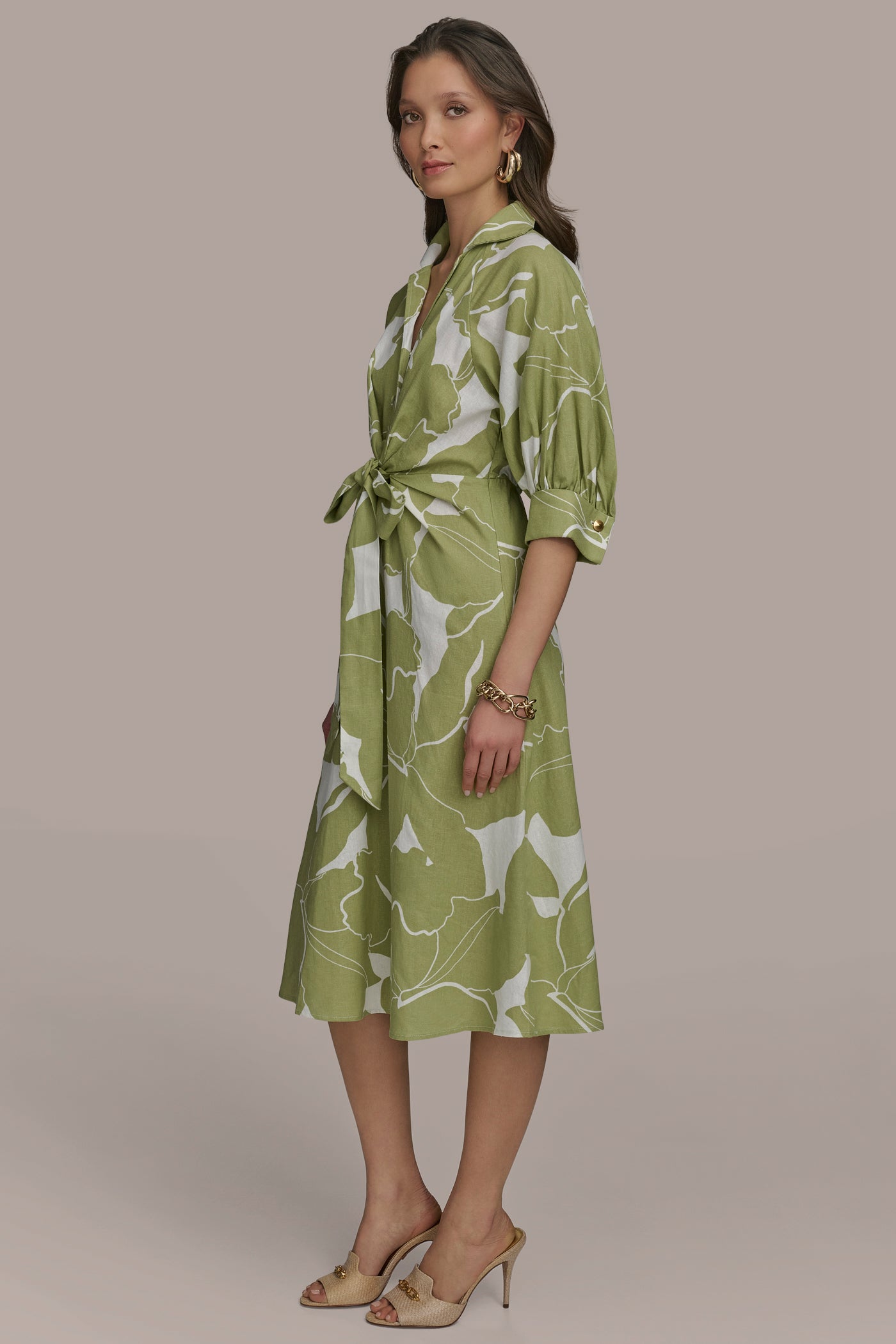A LINE MIDI SHIRT DRESS VIEW 3 | SALE A LINE MIDI SHIRT DRESS VIEW 3 | SALE