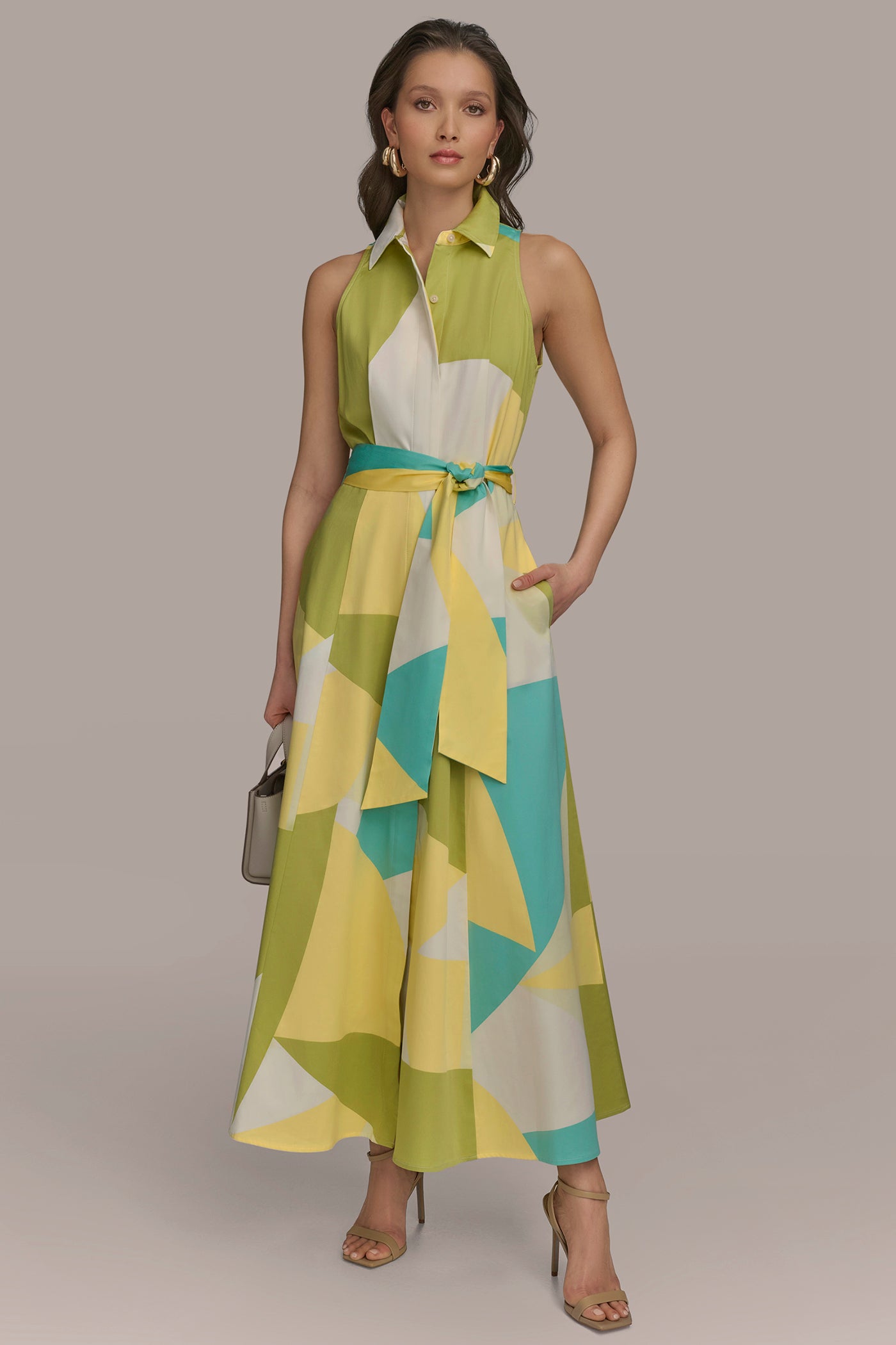 COLORBLOCK MAXI SHIRT DRESS | View 1 | Essential Dresses COLORBLOCK MAXI SHIRT DRESS | View 1 | Essential Dresses