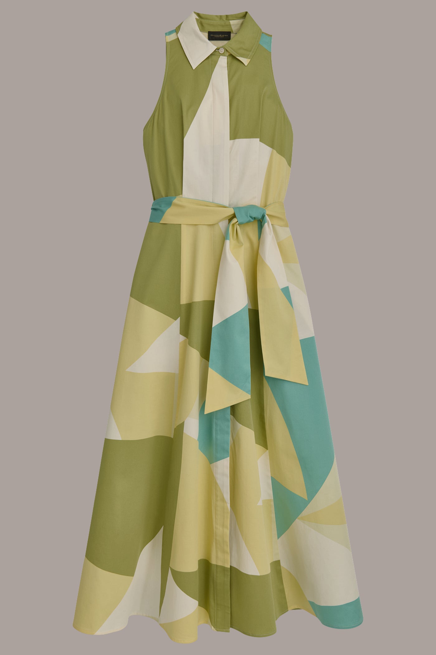 COLORBLOCK MAXI SHIRT DRESS VIEW 7 COLORBLOCK MAXI SHIRT DRESS VIEW 7