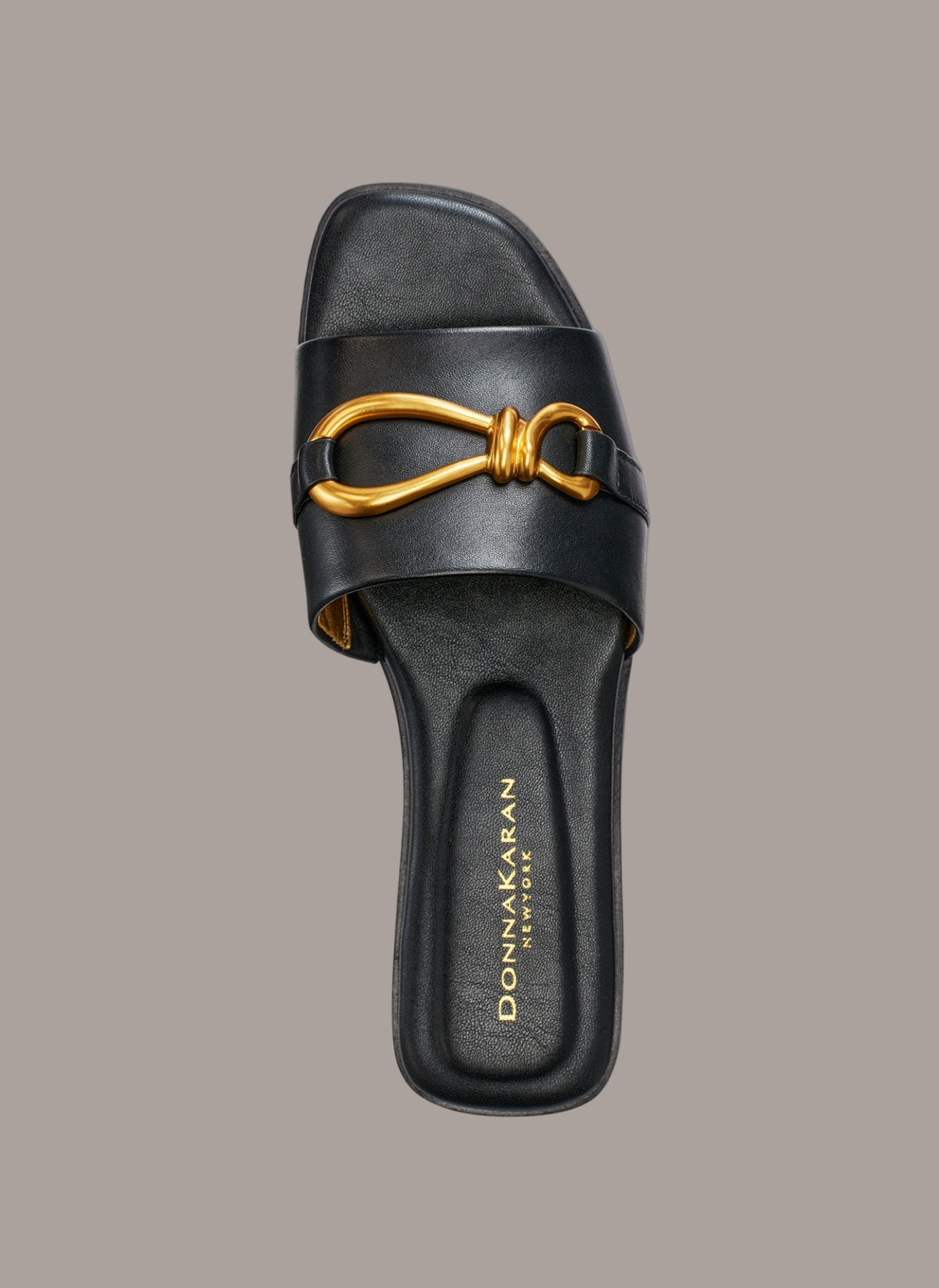 HAYLEN FLAT SANDAL | View 2 | Dark Color HAYLEN FLAT SANDAL | View 2 | Dark Color