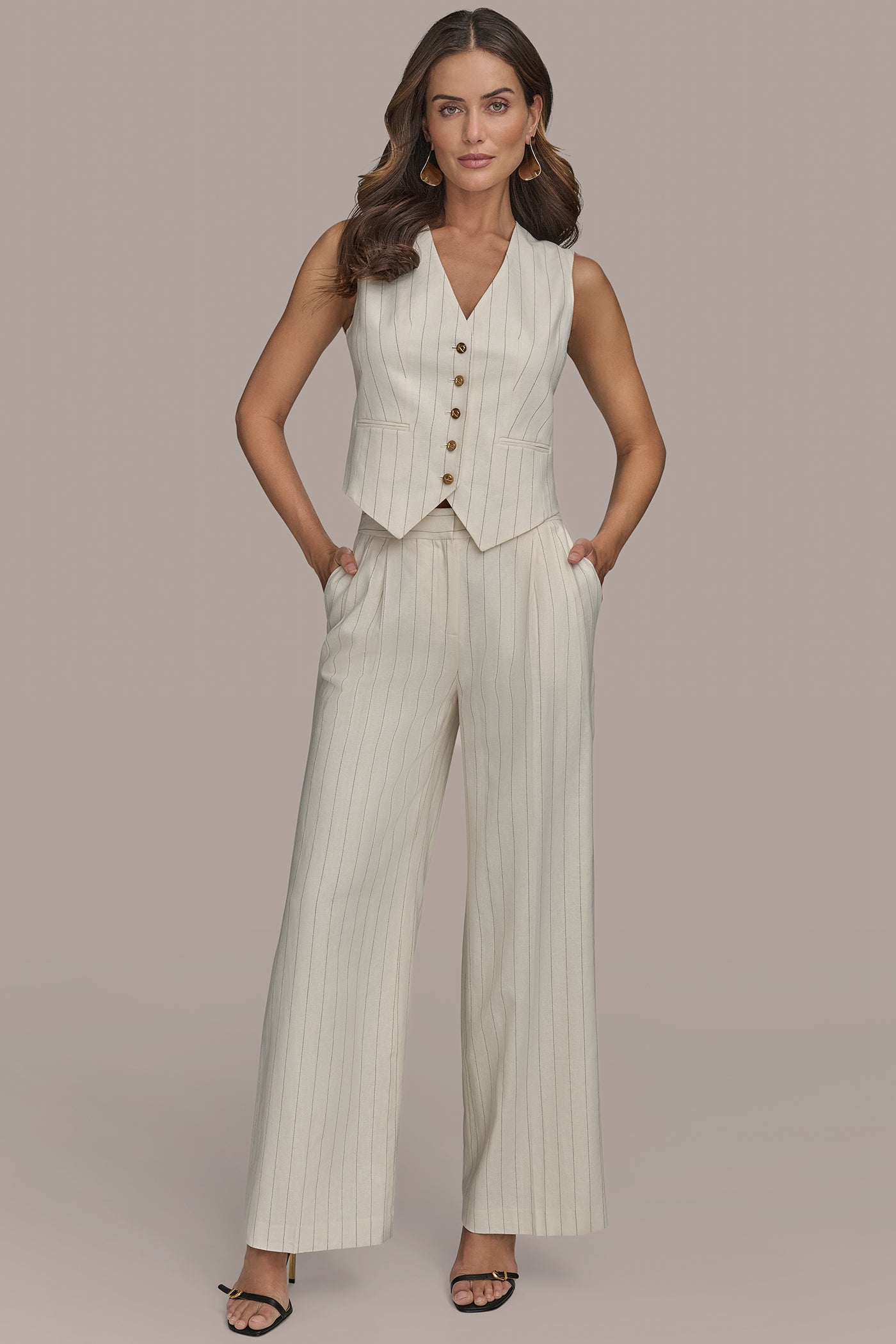 PINSTRIPE VEST VIEW 4 | Suits and Separates PINSTRIPE VEST VIEW 4 | Suits and Separates