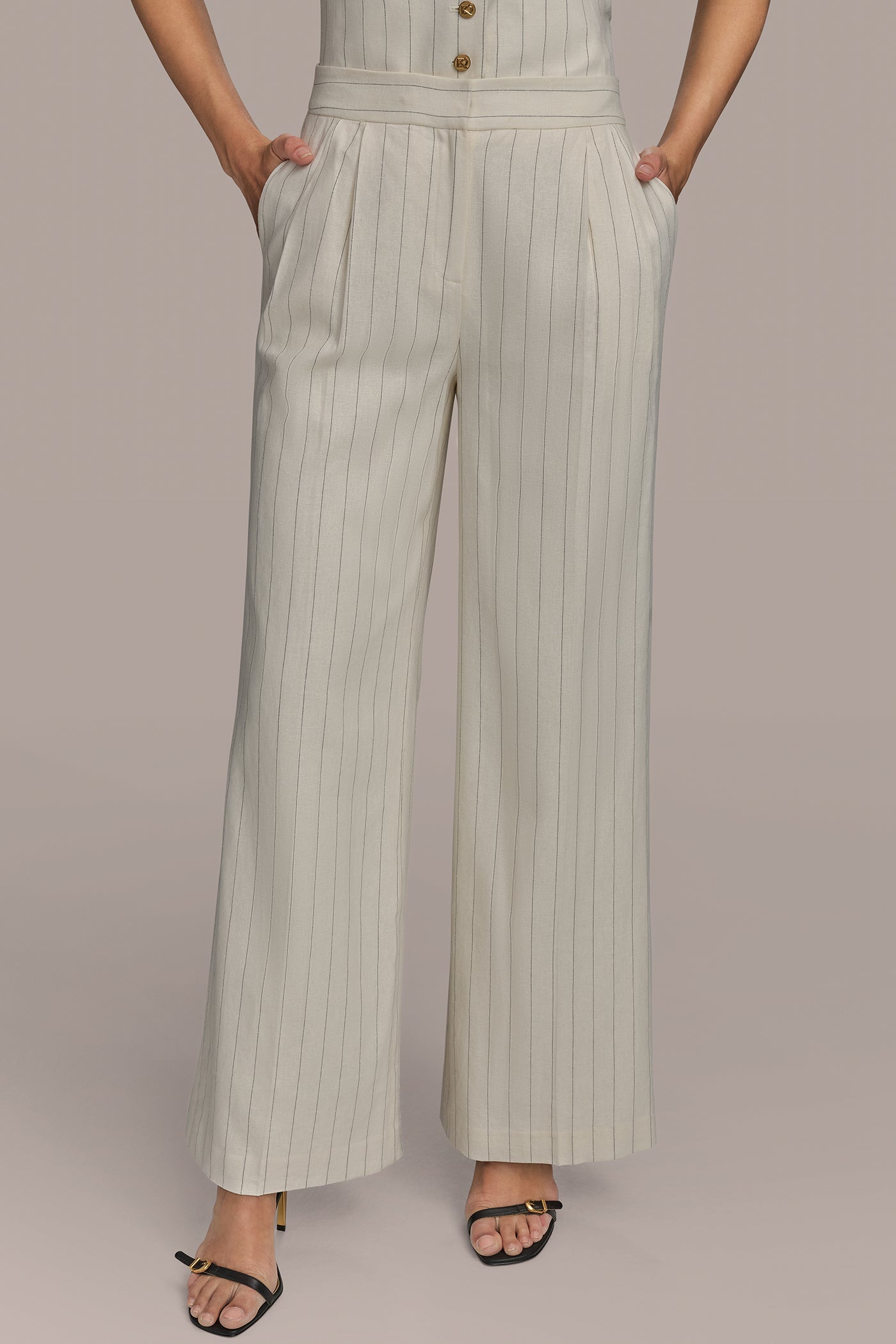 PINSTRIPE STRAIGHT LEG PANT | View 1 | Pants PINSTRIPE STRAIGHT LEG PANT | View 1 | Pants