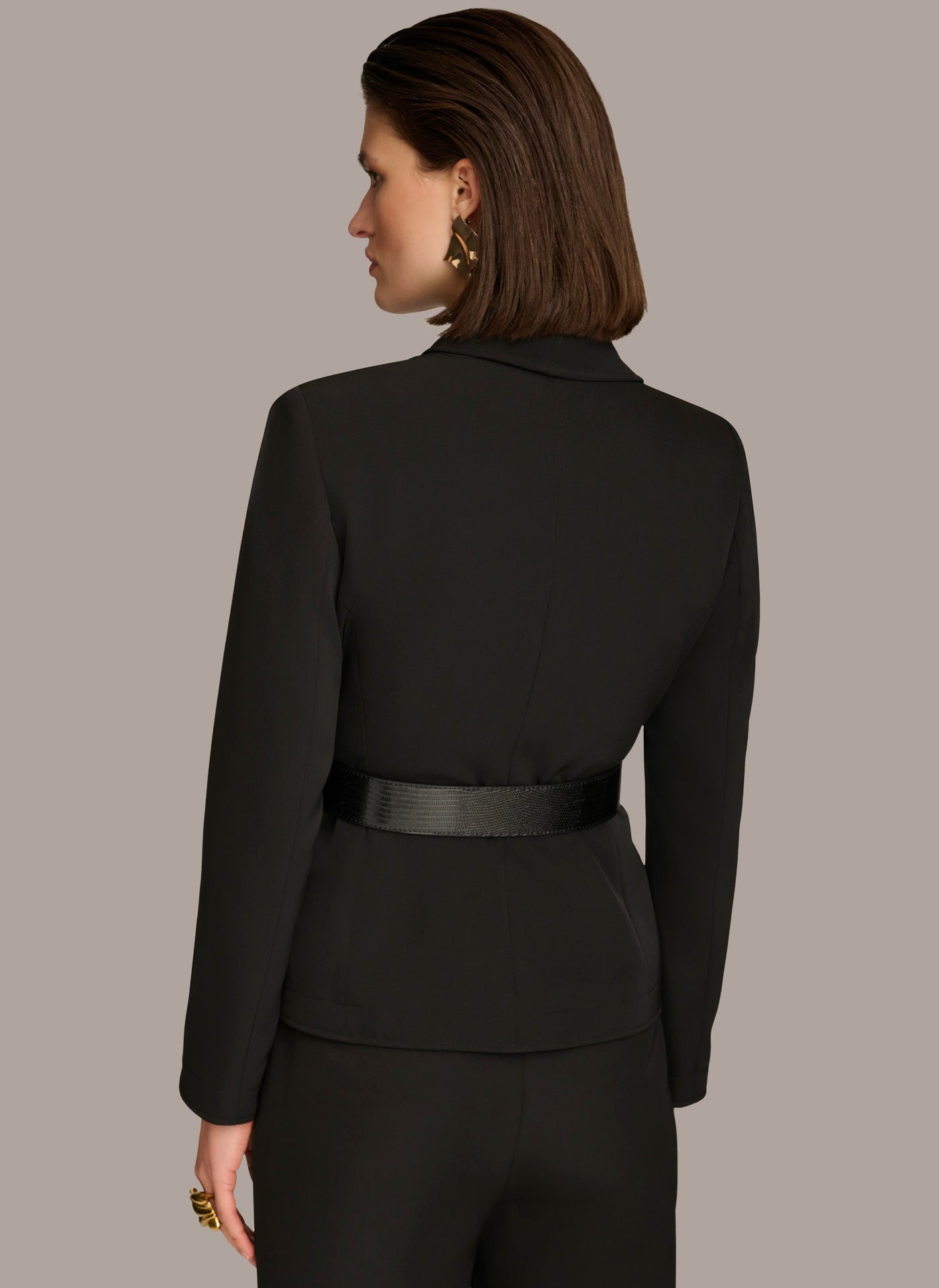 BELTED BLAZER | View 2 | BEST IN BLACK BELTED BLAZER | View 2 | BEST IN BLACK
