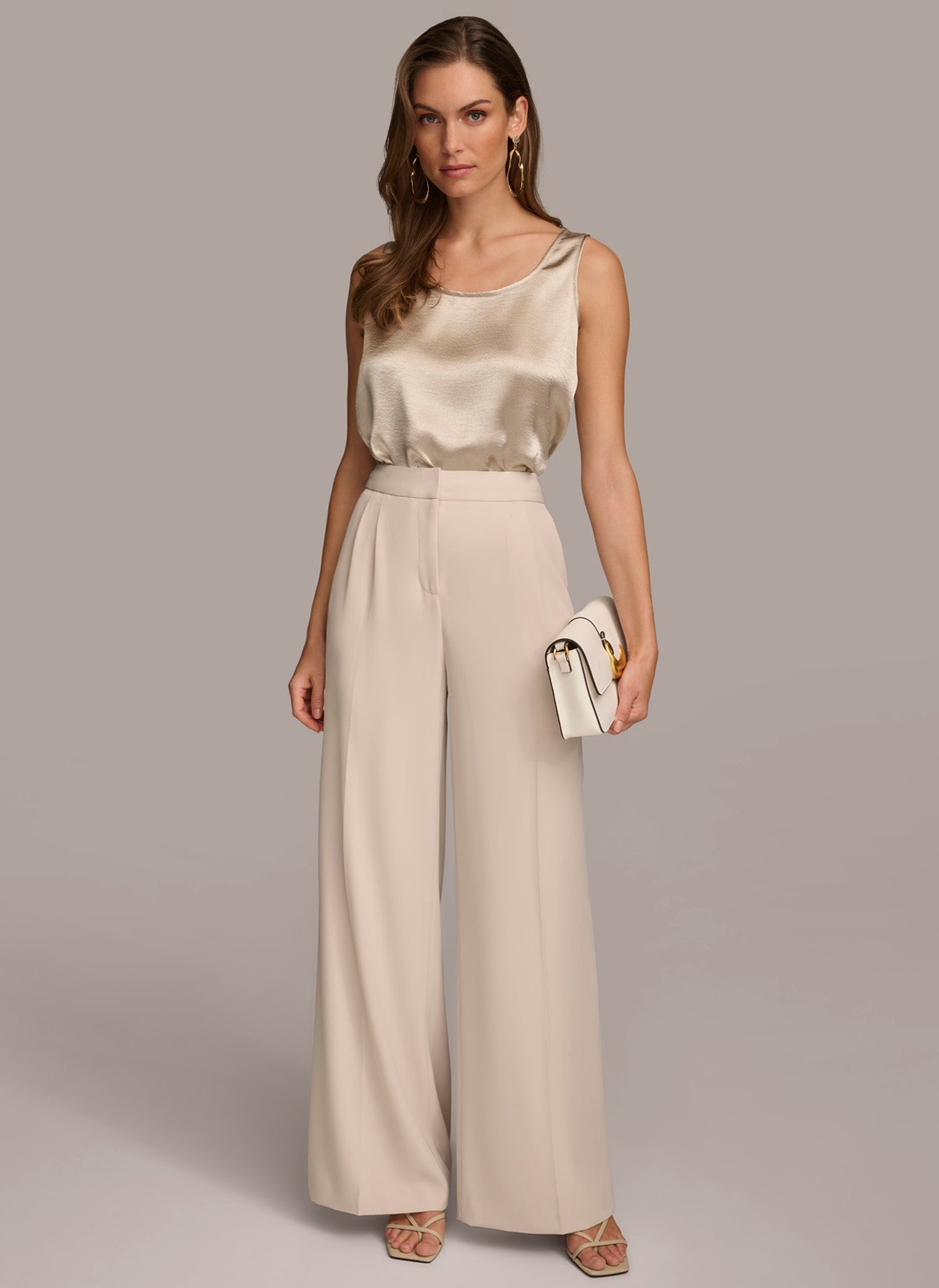 SOFT SUITING WIDE LEG PANT