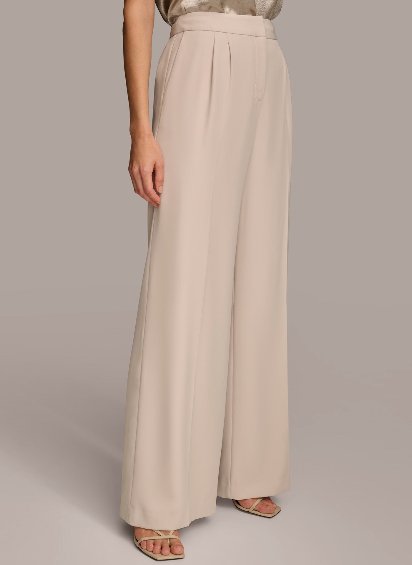 SOFT SUITING WIDE LEG PANT