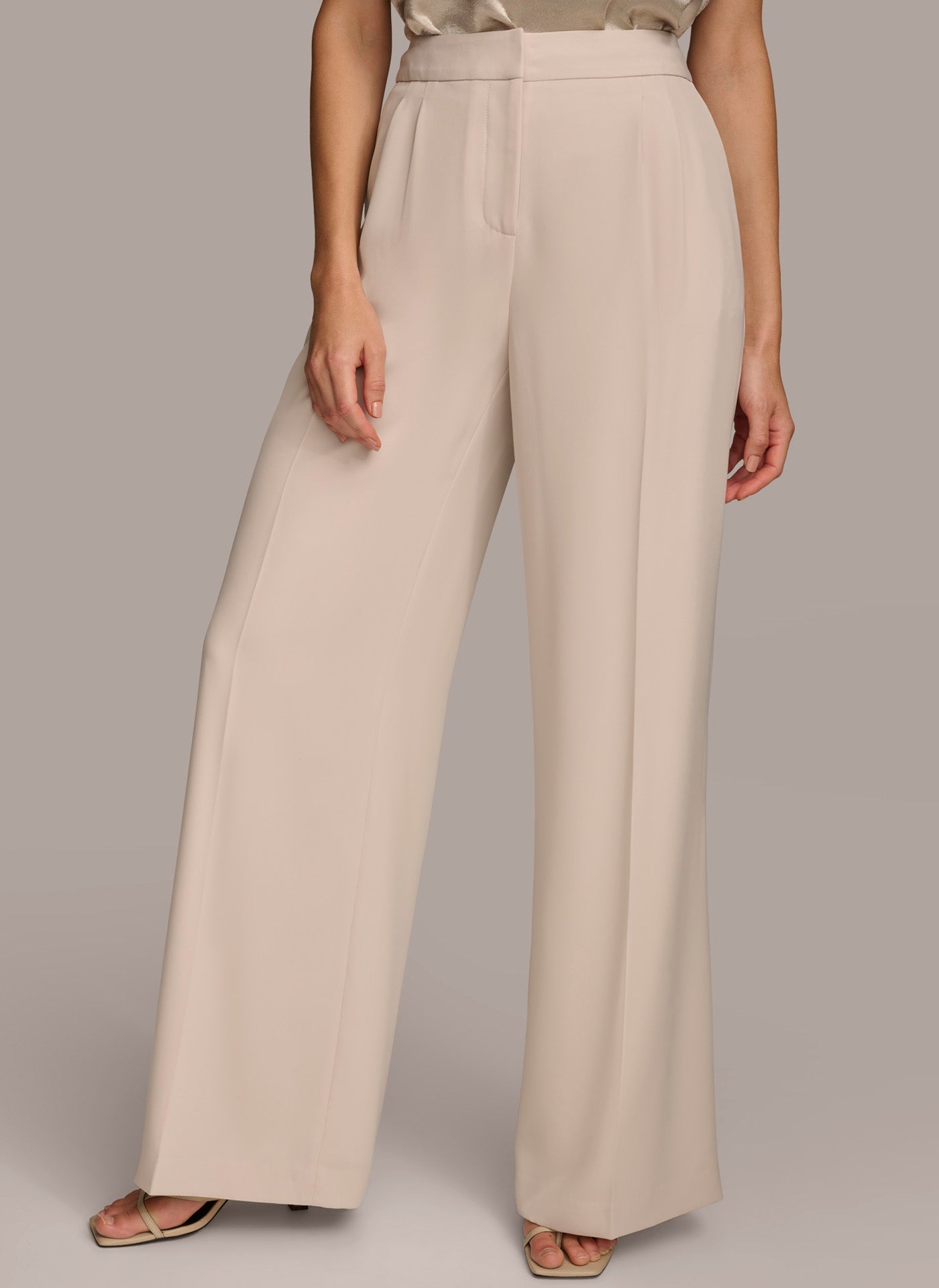 SOFT SUITING WIDE LEG PANT