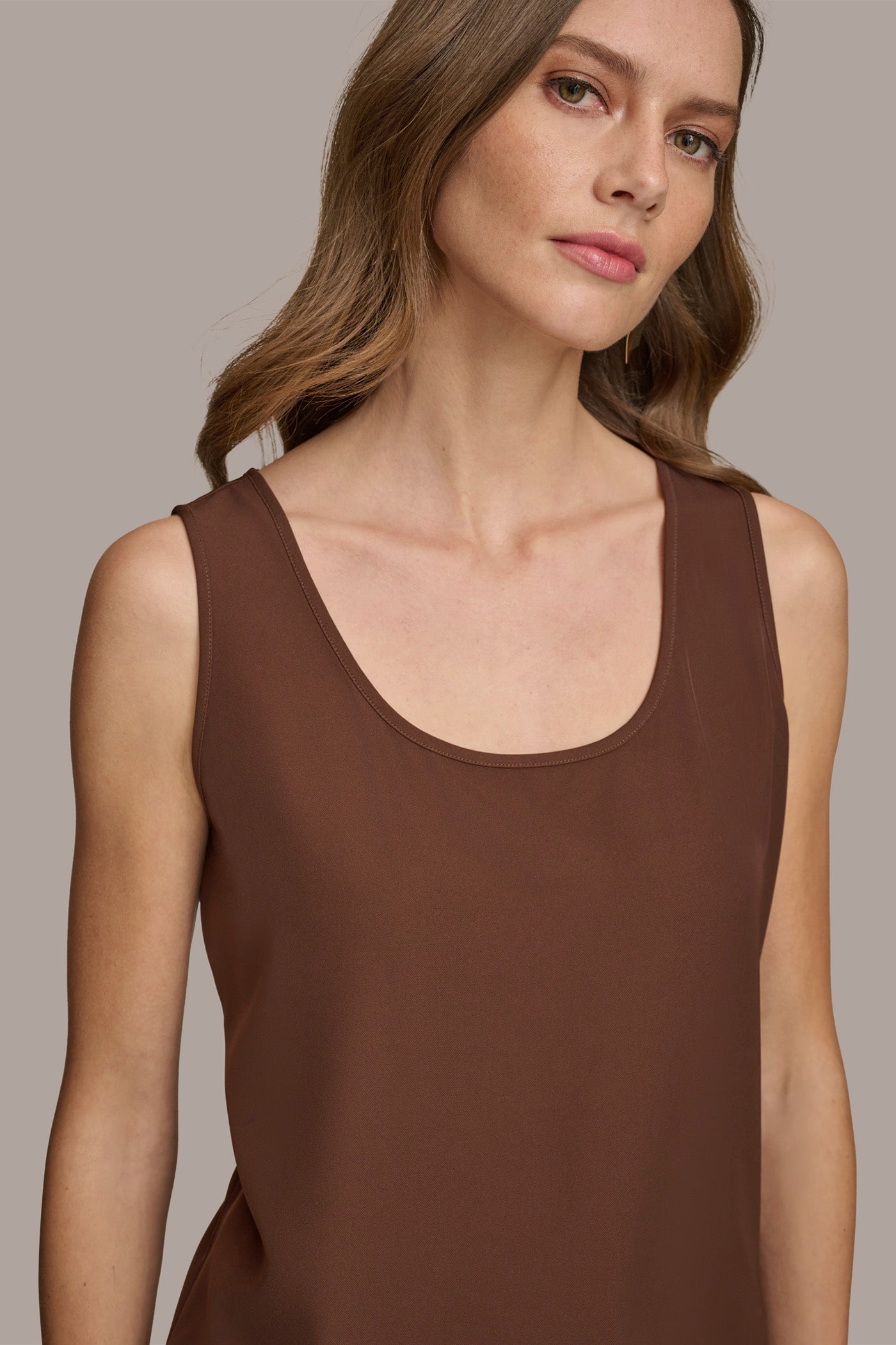 SOFT SUITING SCOOP NECK TOP VIEW 5 | Summer Collection SOFT SUITING SCOOP NECK TOP VIEW 5 | Summer Collection