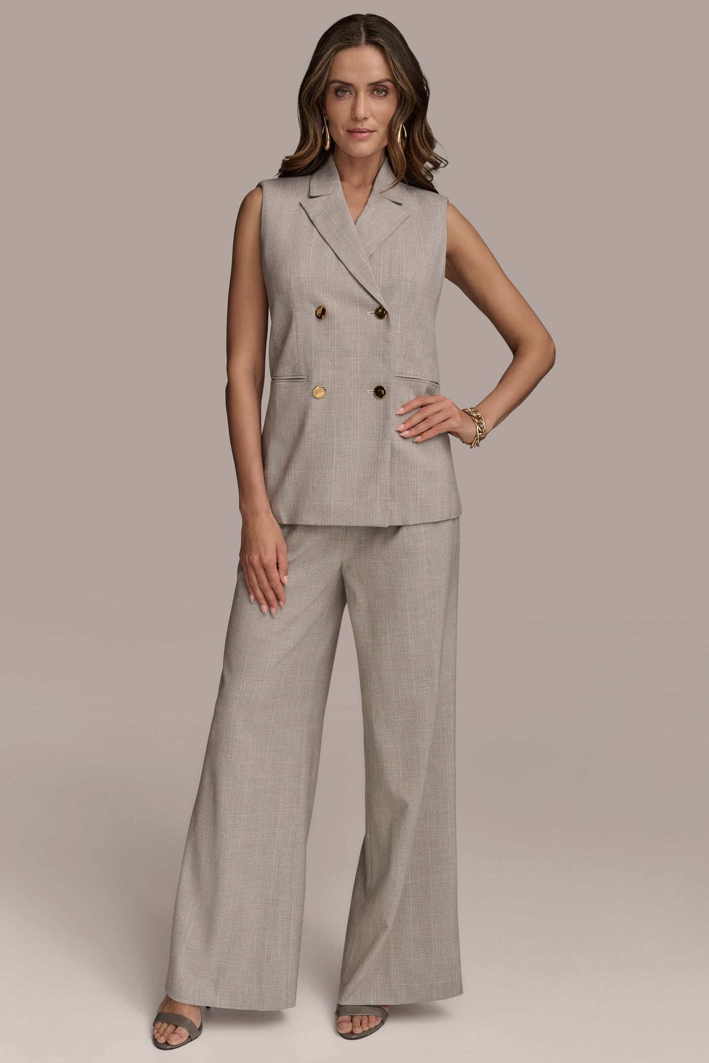 DOUBLE-BREASTED VEST VIEW 4 | Suits and Separates DOUBLE-BREASTED VEST VIEW 4 | Suits and Separates
