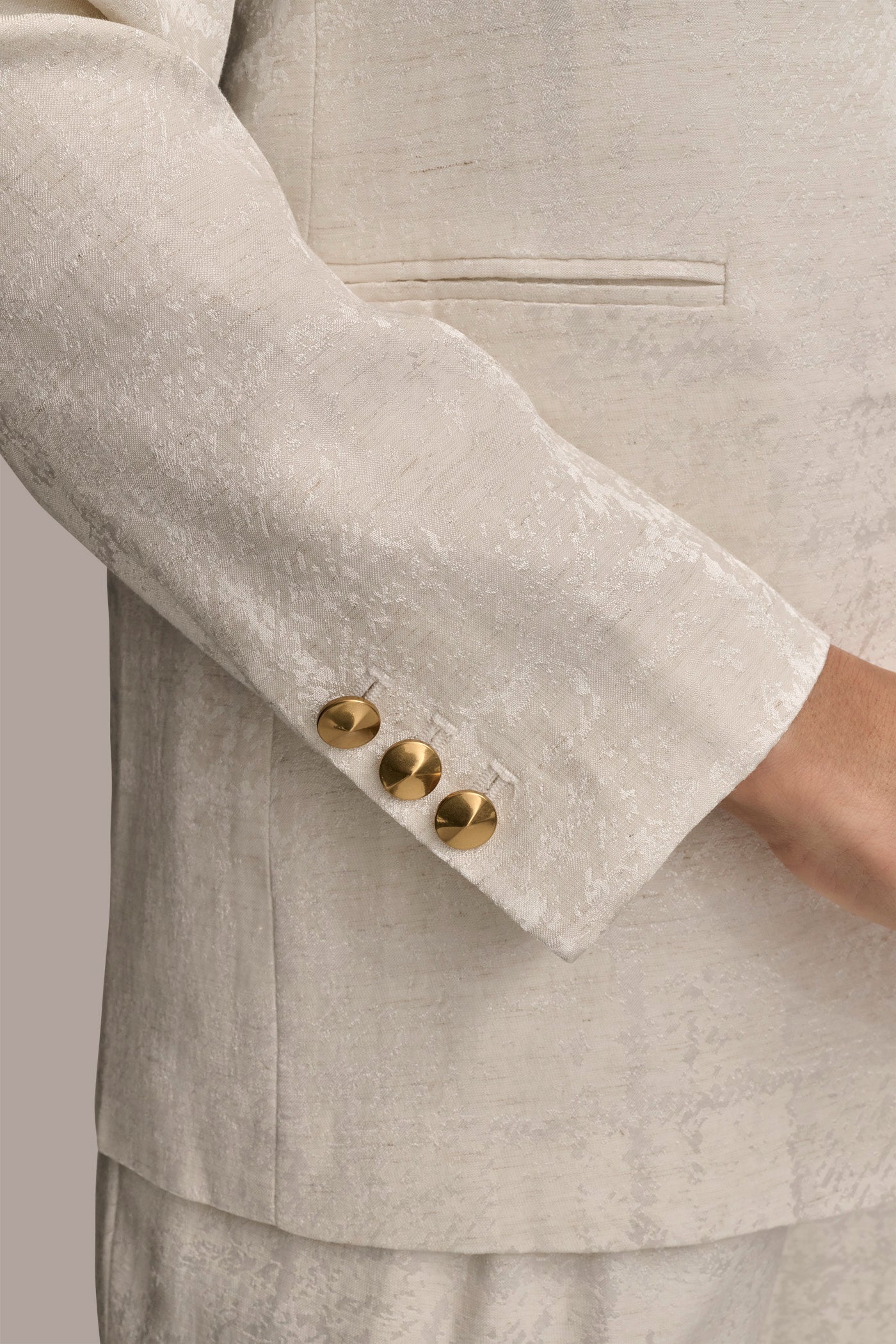 JACQUARD ONE BUTTON JACKET VIEW 9 | Suits and Separates JACQUARD ONE BUTTON JACKET VIEW 9 | Suits and Separates