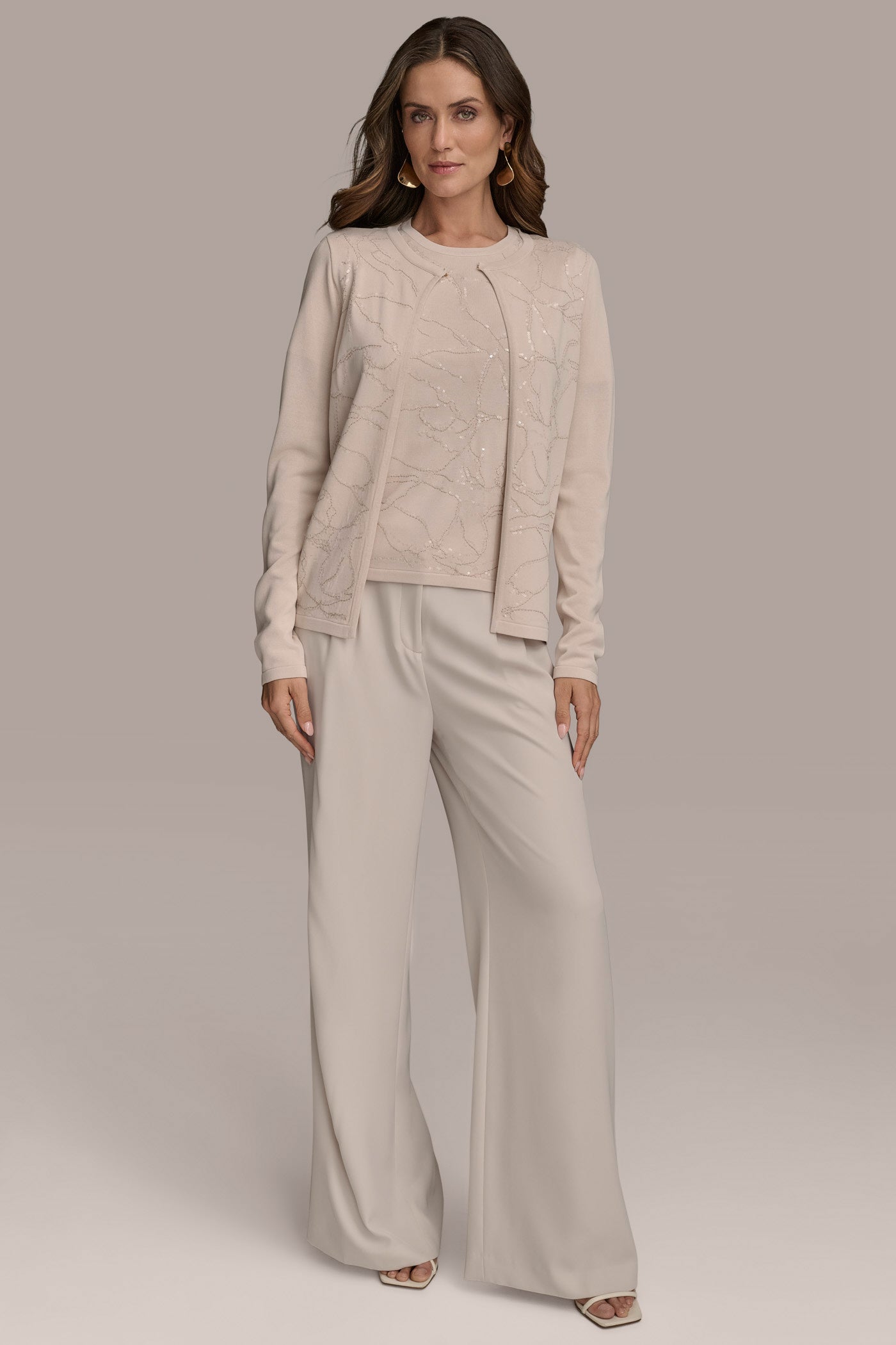 FLORAL JACQUARD CARDIGAN VIEW 6 | Suits and Separates FLORAL JACQUARD CARDIGAN VIEW 6 | Suits and Separates