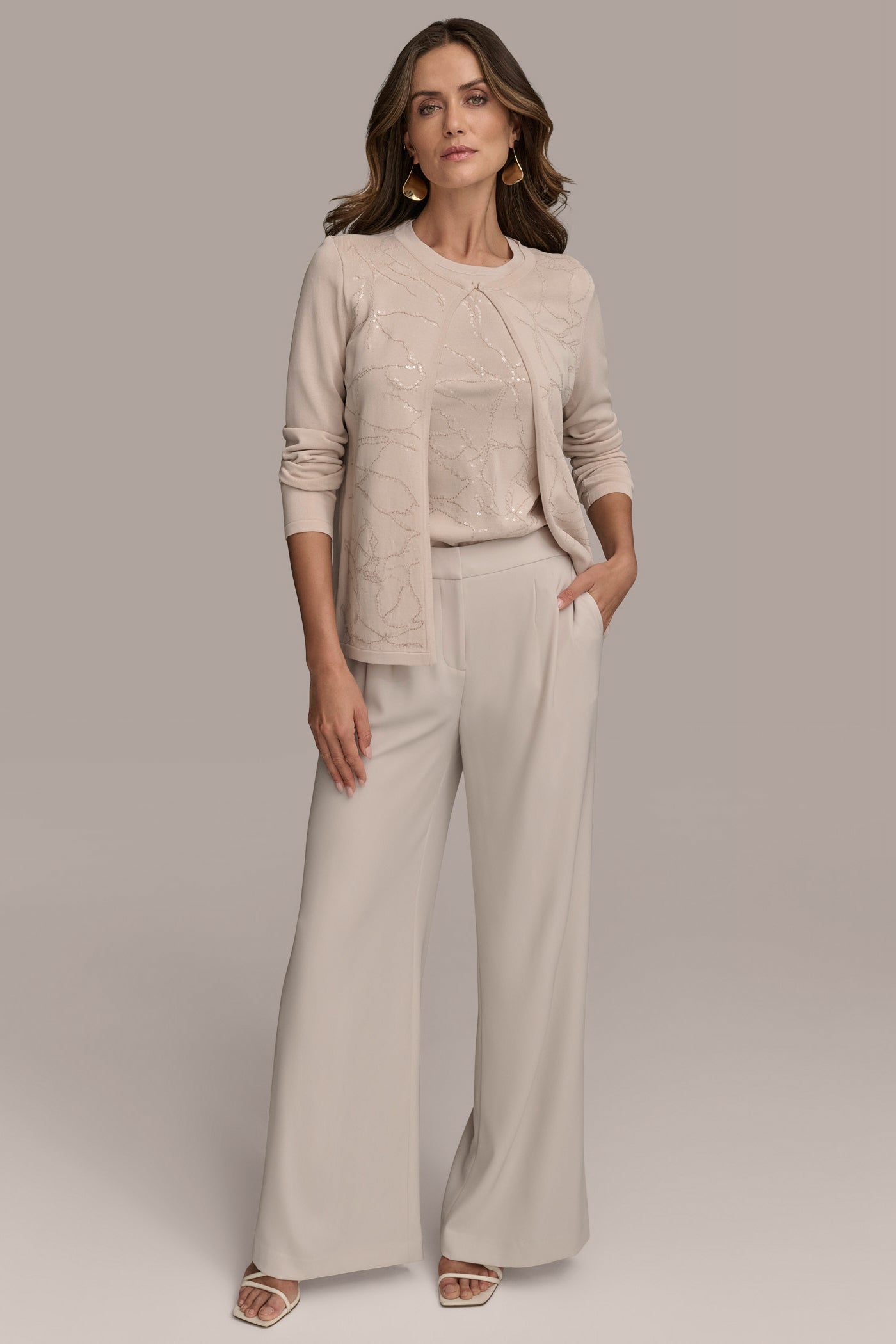 FLORAL JACQUARD CARDIGAN VIEW 5 | Suits and Separates FLORAL JACQUARD CARDIGAN VIEW 5 | Suits and Separates