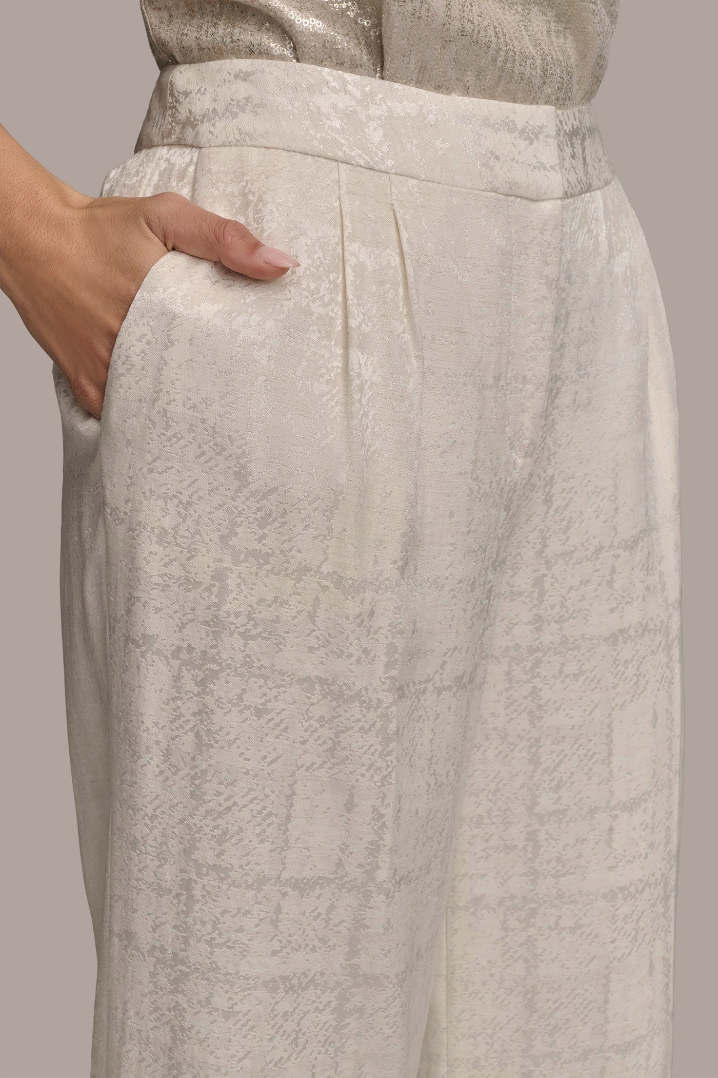 JACQUARD WIDE LEG PANT VIEW 6 | Suits and Separates JACQUARD WIDE LEG PANT VIEW 6 | Suits and Separates