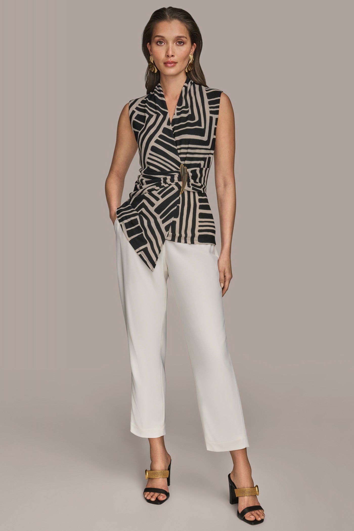 ASYMMETRIC WRAP-EFFECT TOP VIEW 7 | Clothing ASYMMETRIC WRAP-EFFECT TOP VIEW 7 | Clothing
