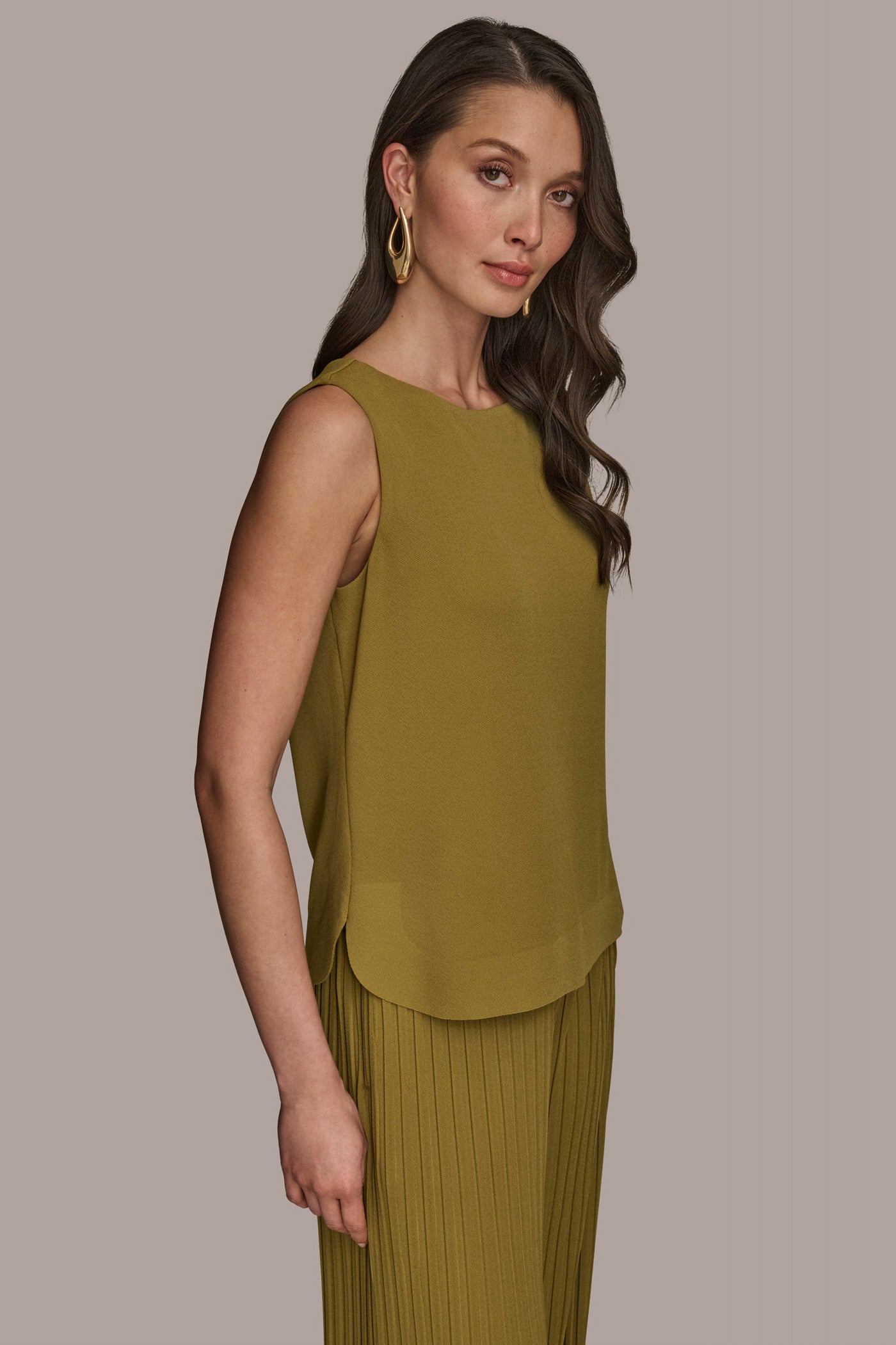 COWL NECK EMBELLISHED TANK VIEW 3 | Tops & Sweaters COWL NECK EMBELLISHED TANK VIEW 3 | Tops & Sweaters