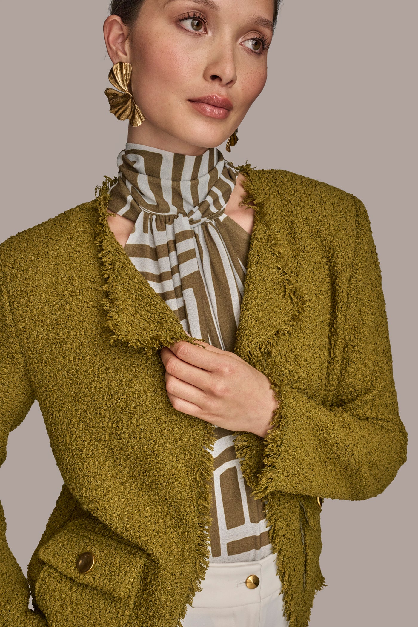 FRAYED TWEED SUIT JACKET VIEW 5 | Suits and Separates FRAYED TWEED SUIT JACKET VIEW 5 | Suits and Separates
