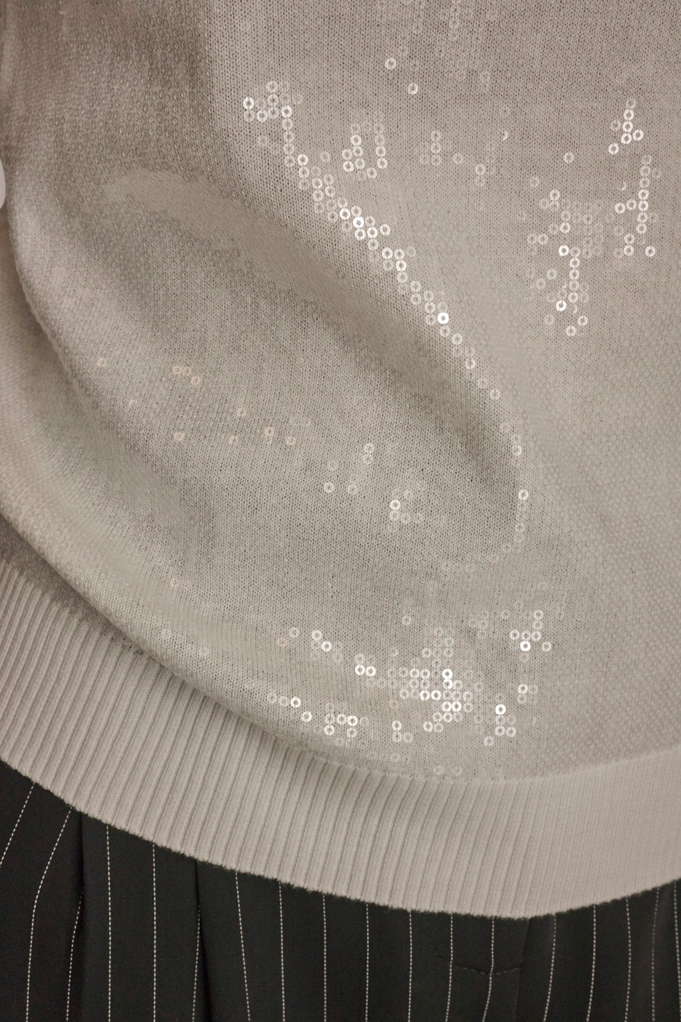 SEQUINED LINEN-BLEND POLO VIEW 6 | Clothing SEQUINED LINEN-BLEND POLO VIEW 6 | Clothing