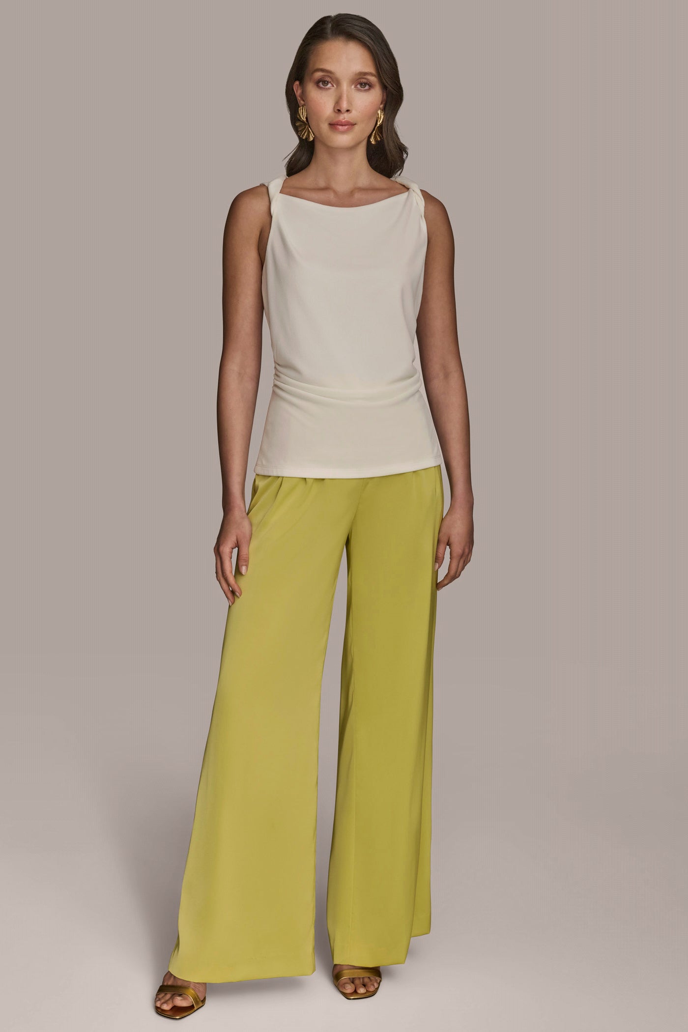 Twist Strap Ruched Tank VIEW 4 | Tops & Sweaters Twist Strap Ruched Tank VIEW 4 | Tops & Sweaters