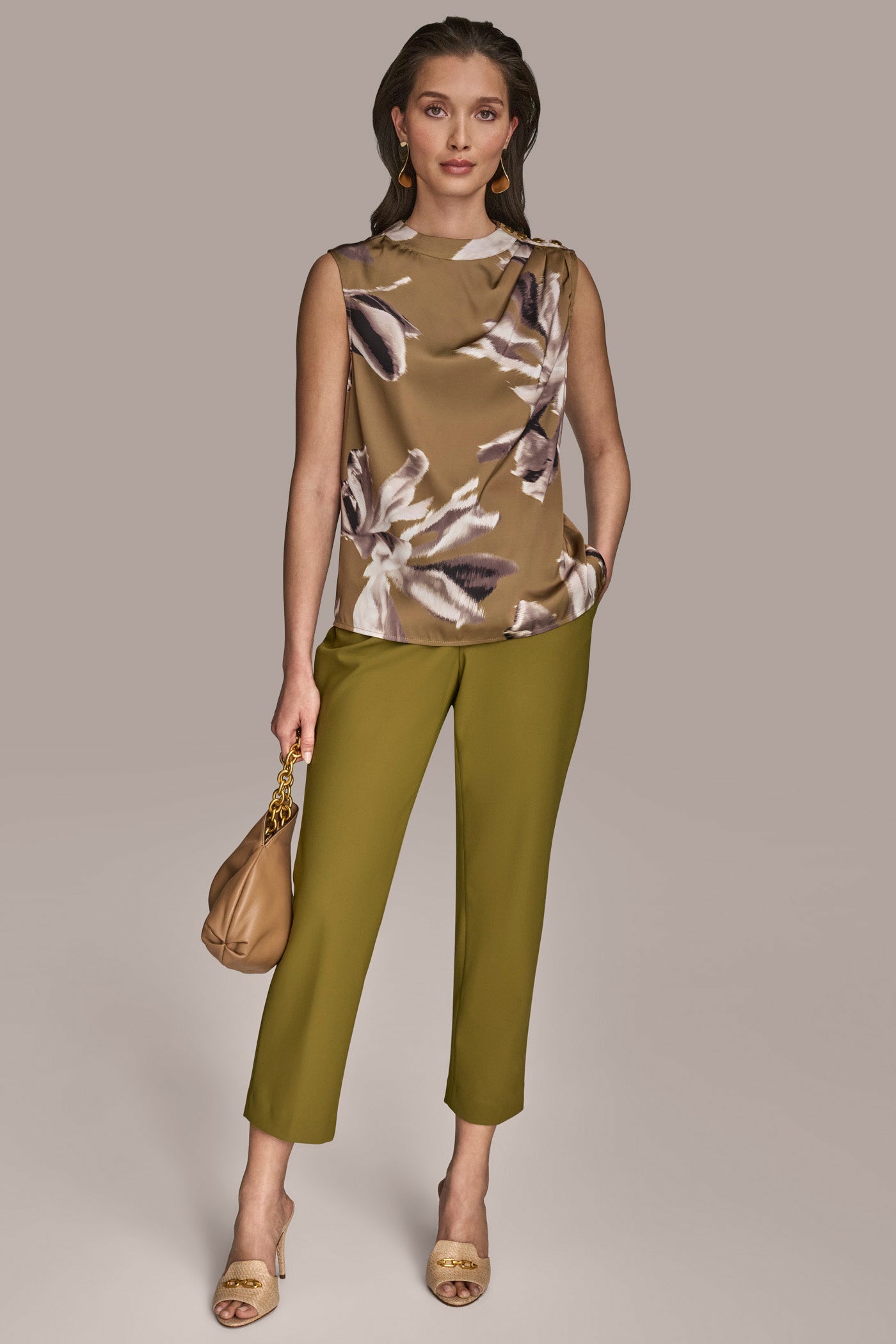 BUTTON-EMBELLISHED SHOULDER TOP VIEW 5 | Tops & Sweaters BUTTON-EMBELLISHED SHOULDER TOP VIEW 5 | Tops & Sweaters