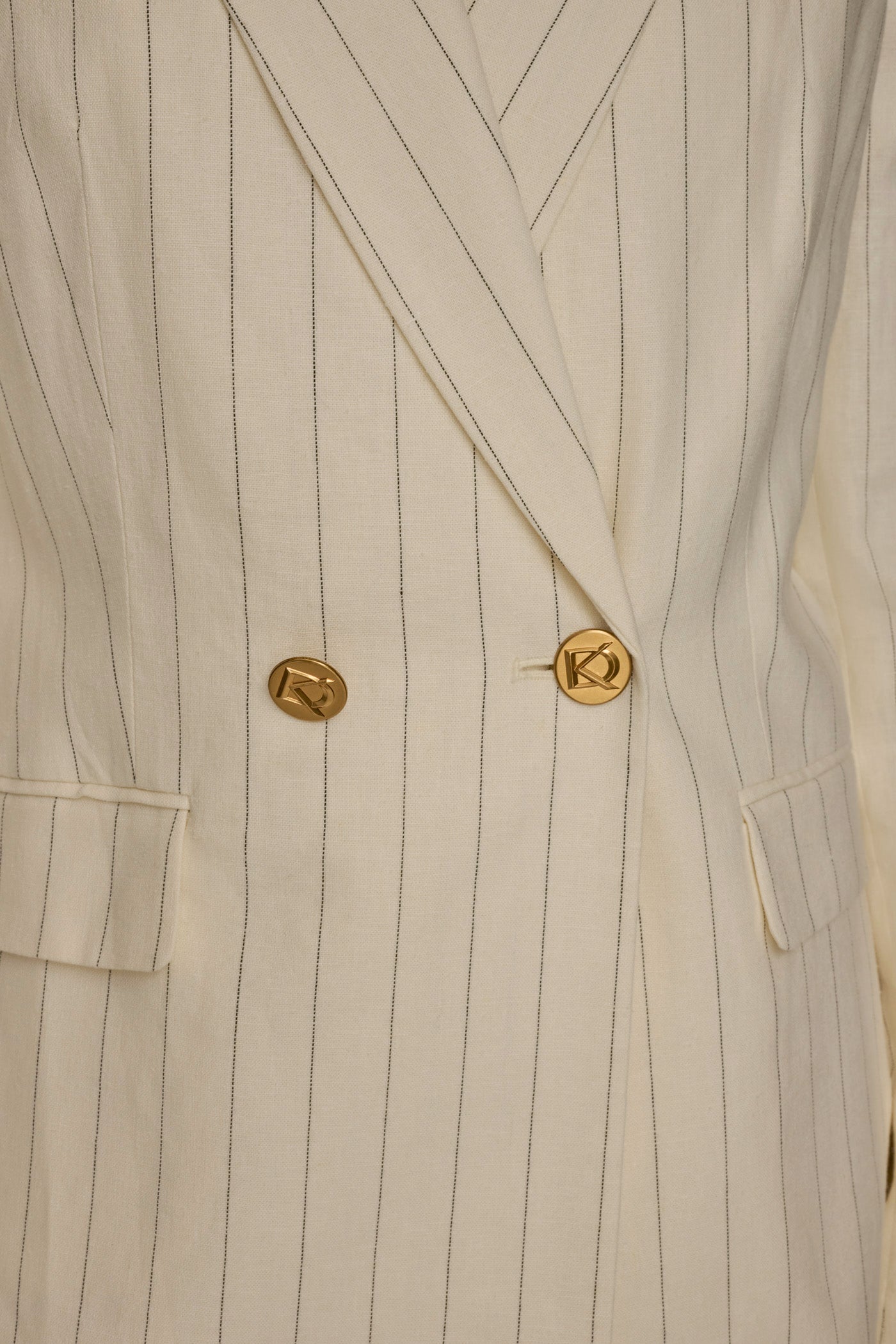 DOUBLE BREASTED PINSTRIPE JACKET VIEW 8 | Matching Sets DOUBLE BREASTED PINSTRIPE JACKET VIEW 8 | Matching Sets