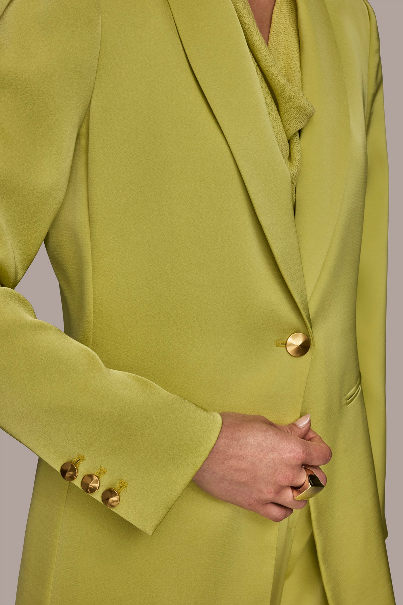 ONE-BUTTON SUIT BLAZER VIEW 8 | Suits and Separates ONE-BUTTON SUIT BLAZER VIEW 8 | Suits and Separates