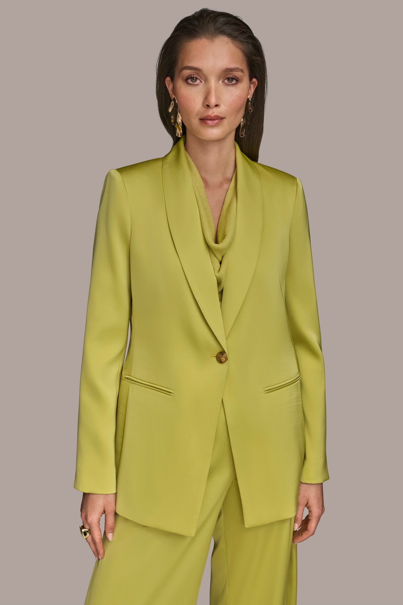 ONE-BUTTON SUIT BLAZER VIEW 4 | Suits and Separates ONE-BUTTON SUIT BLAZER VIEW 4 | Suits and Separates