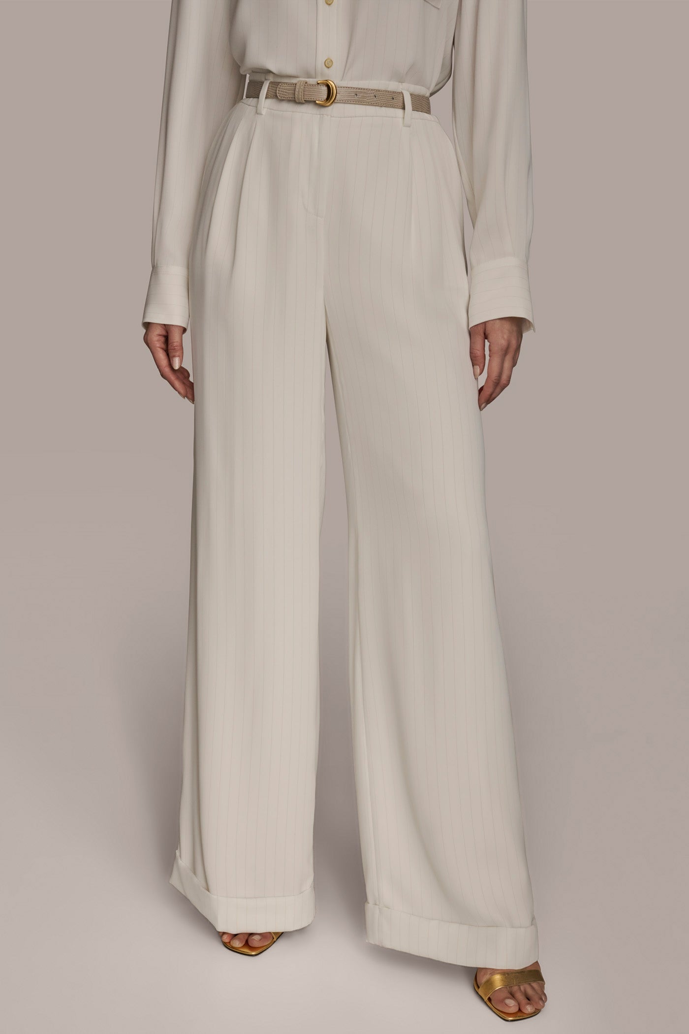 PLEATED WIDE LEG SUIT PANT | View 1 | Suits and Separates PLEATED WIDE LEG SUIT PANT | View 1 | Suits and Separates