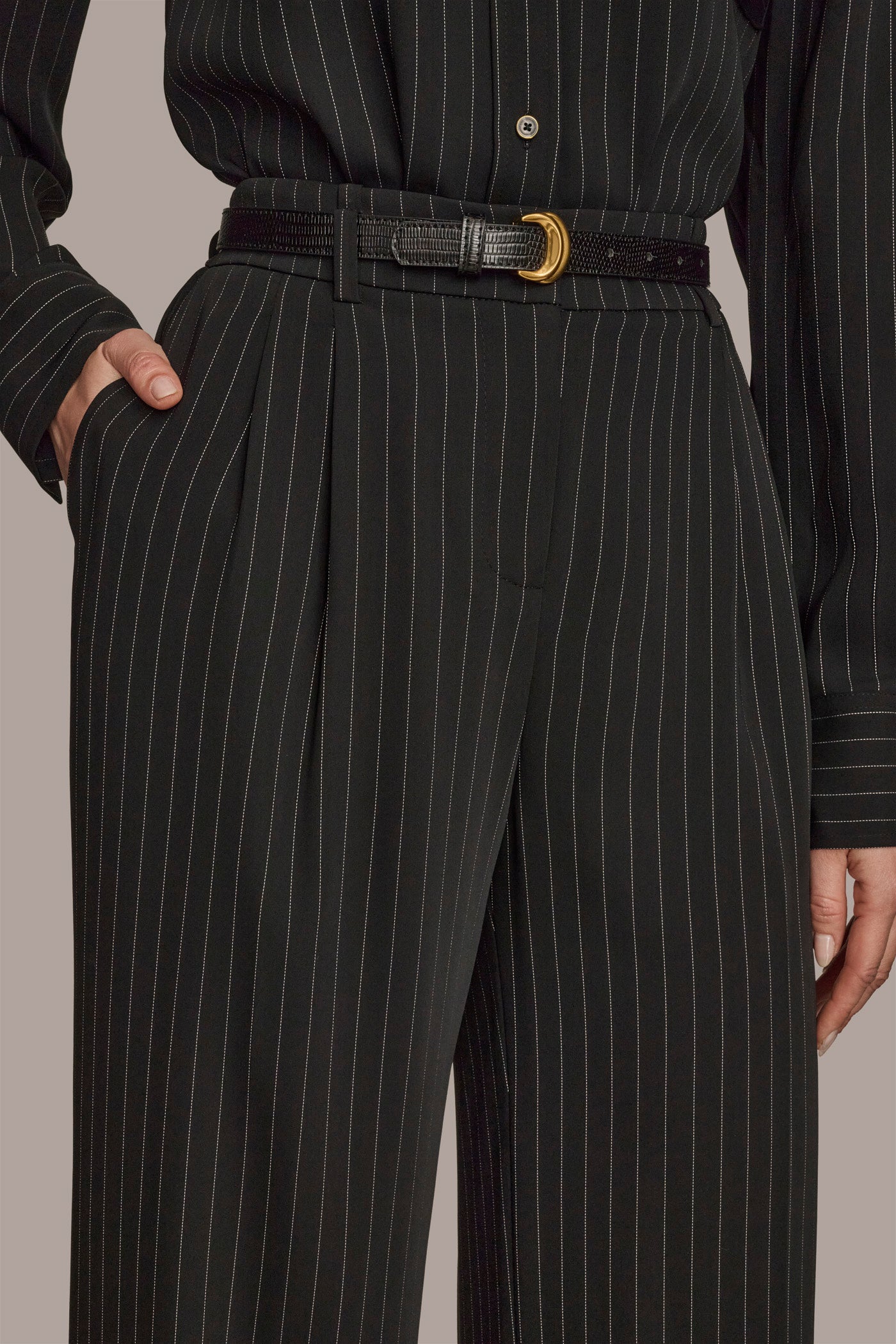 PLEATED WIDE LEG SUIT PANT VIEW 7 | Suits and Separates PLEATED WIDE LEG SUIT PANT VIEW 7 | Suits and Separates