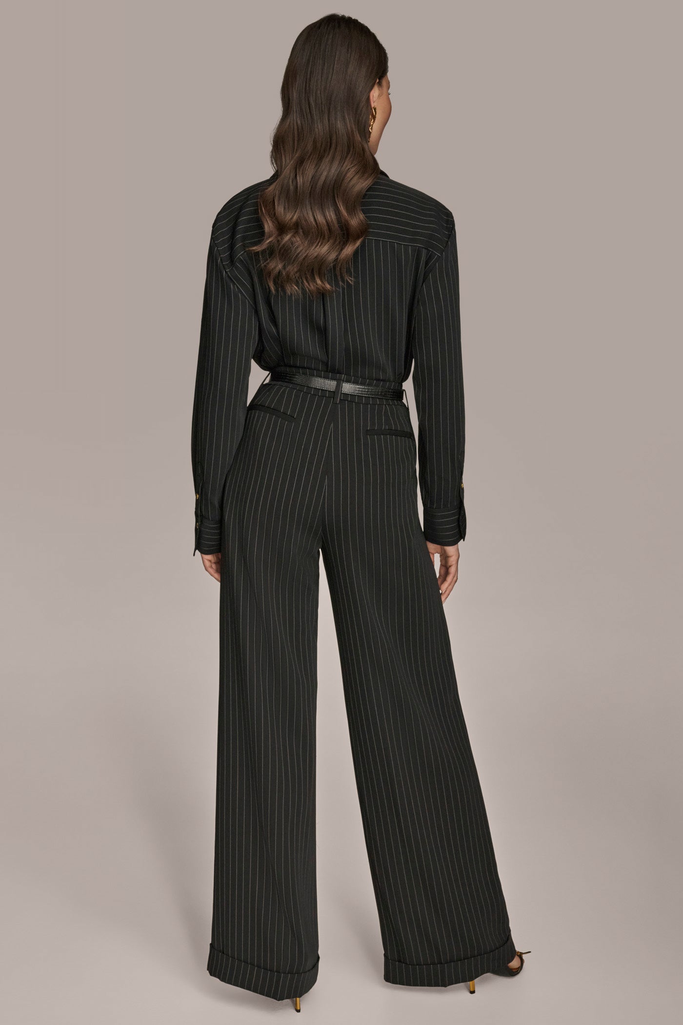 PLEATED WIDE LEG SUIT PANT VIEW 5 | Suits and Separates PLEATED WIDE LEG SUIT PANT VIEW 5 | Suits and Separates