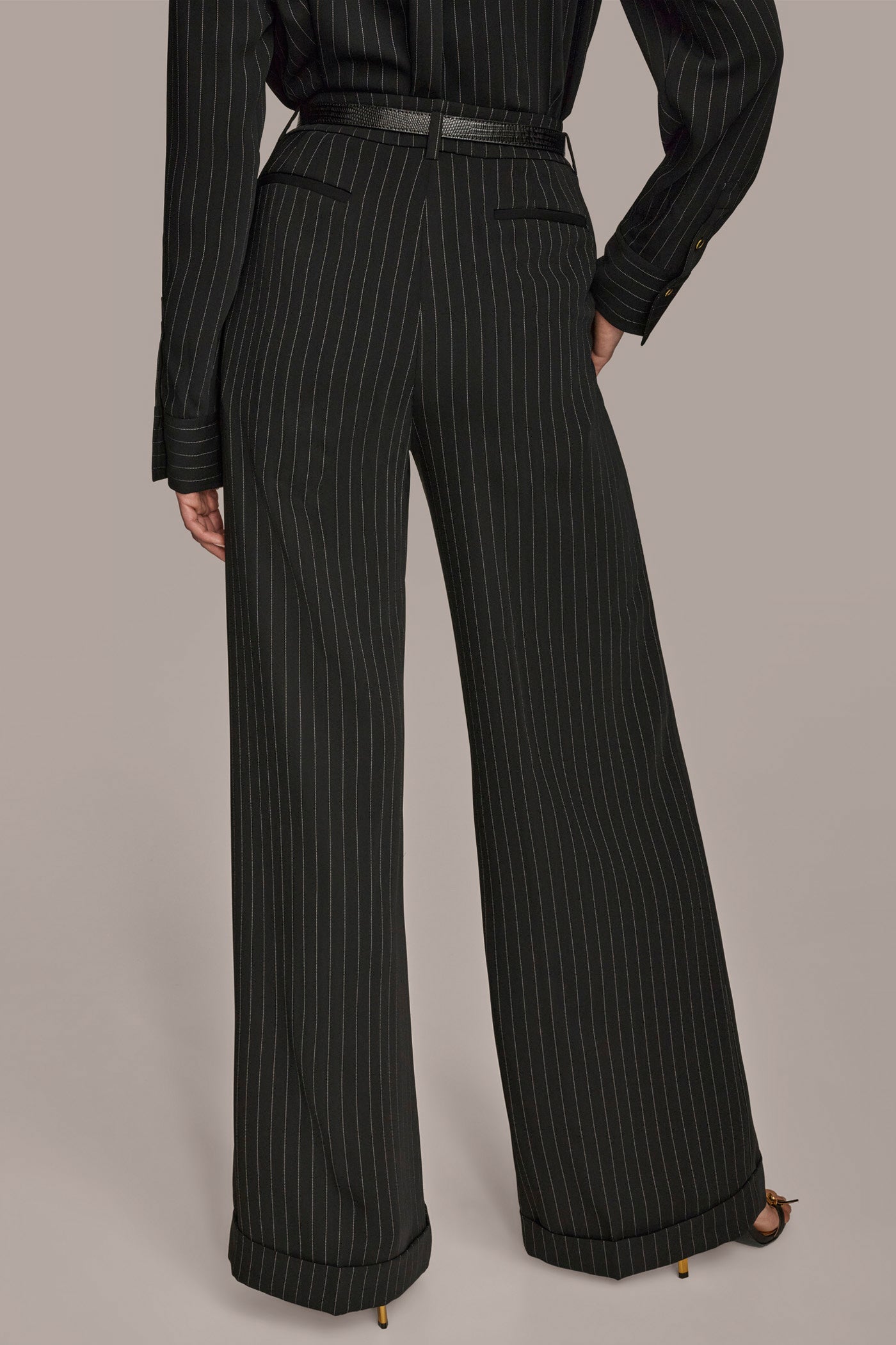 PLEATED WIDE LEG SUIT PANT | View 2 | Suits and Separates PLEATED WIDE LEG SUIT PANT | View 2 | Suits and Separates