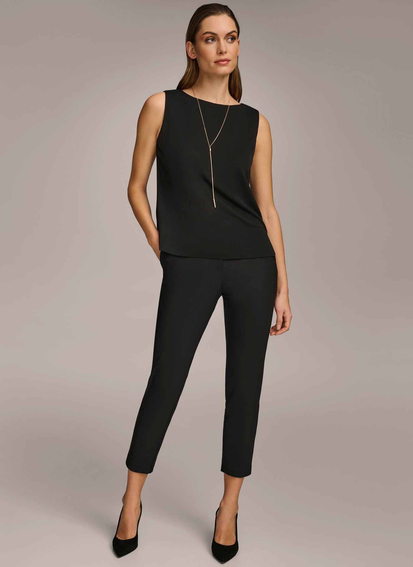 CREW NECK LAYERING KNIT TOP VIEW 4 | Suits and Separates CREW NECK LAYERING KNIT TOP VIEW 4 | Suits and Separates