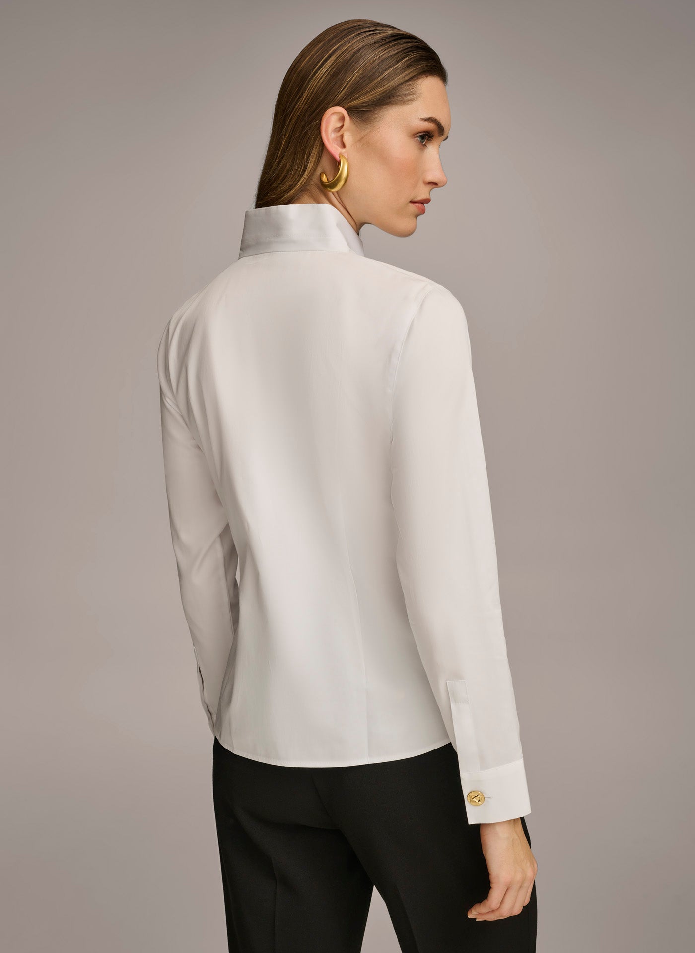 COTTON NOTCH COLLAR BUTTON DOWN | View 2 | Clothing COTTON NOTCH COLLAR BUTTON DOWN | View 2 | Clothing