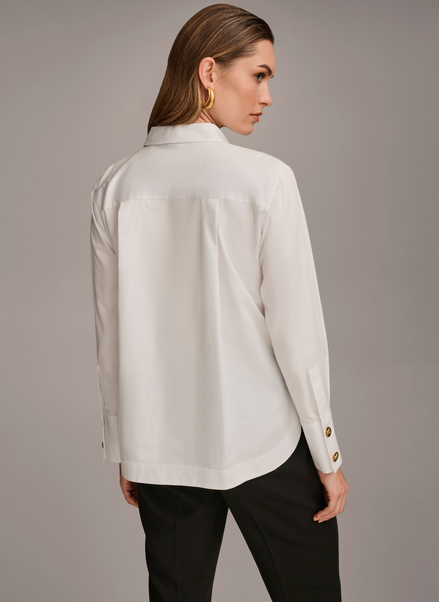 COTTON COLLARED BUTTON DOWN | View 2 | Summer Collection COTTON COLLARED BUTTON DOWN | View 2 | Summer Collection