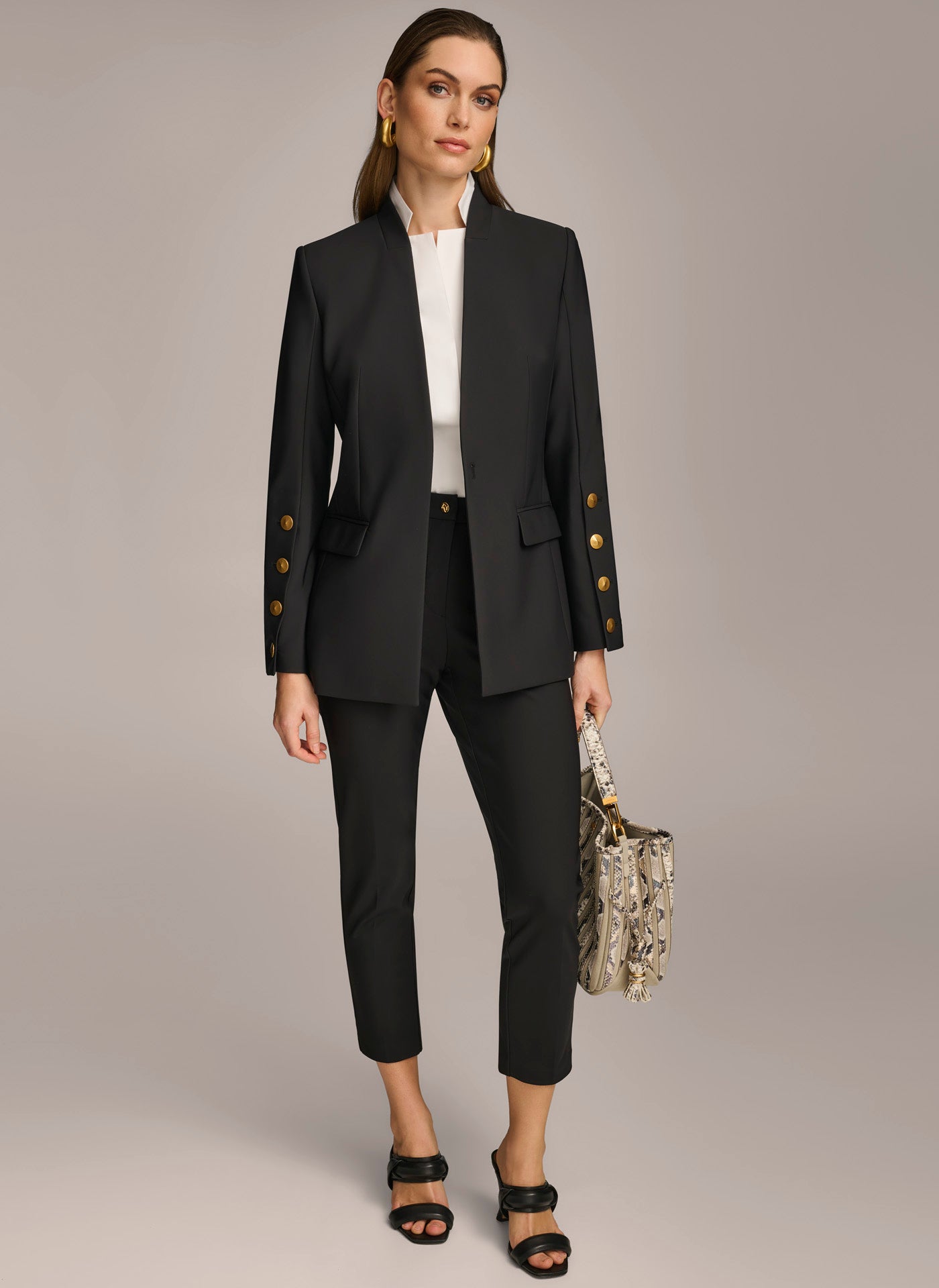 JACKET WITH BUTTON DETAILS ON SLEEVE VIEW 4 JACKET WITH BUTTON DETAILS ON SLEEVE VIEW 4