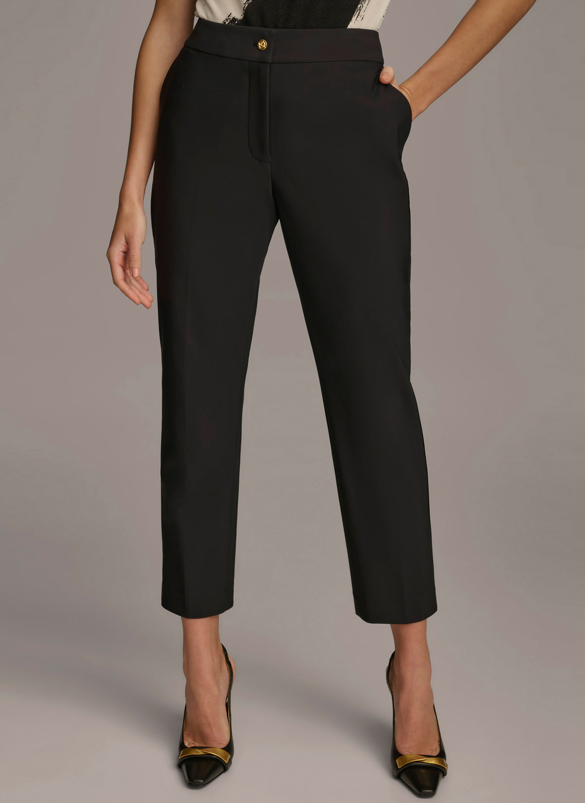 Slim Leg Ankle Length Pant | Slim | Donna Karan Slim Leg Ankle Length Pant | Slim | Donna Karan