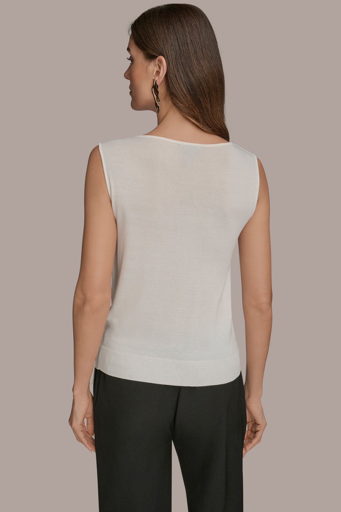 DRAPED BUCKLE-EMBELLISHED SWEATER | View 2 | Tops & Sweaters DRAPED BUCKLE-EMBELLISHED SWEATER | View 2 | Tops & Sweaters