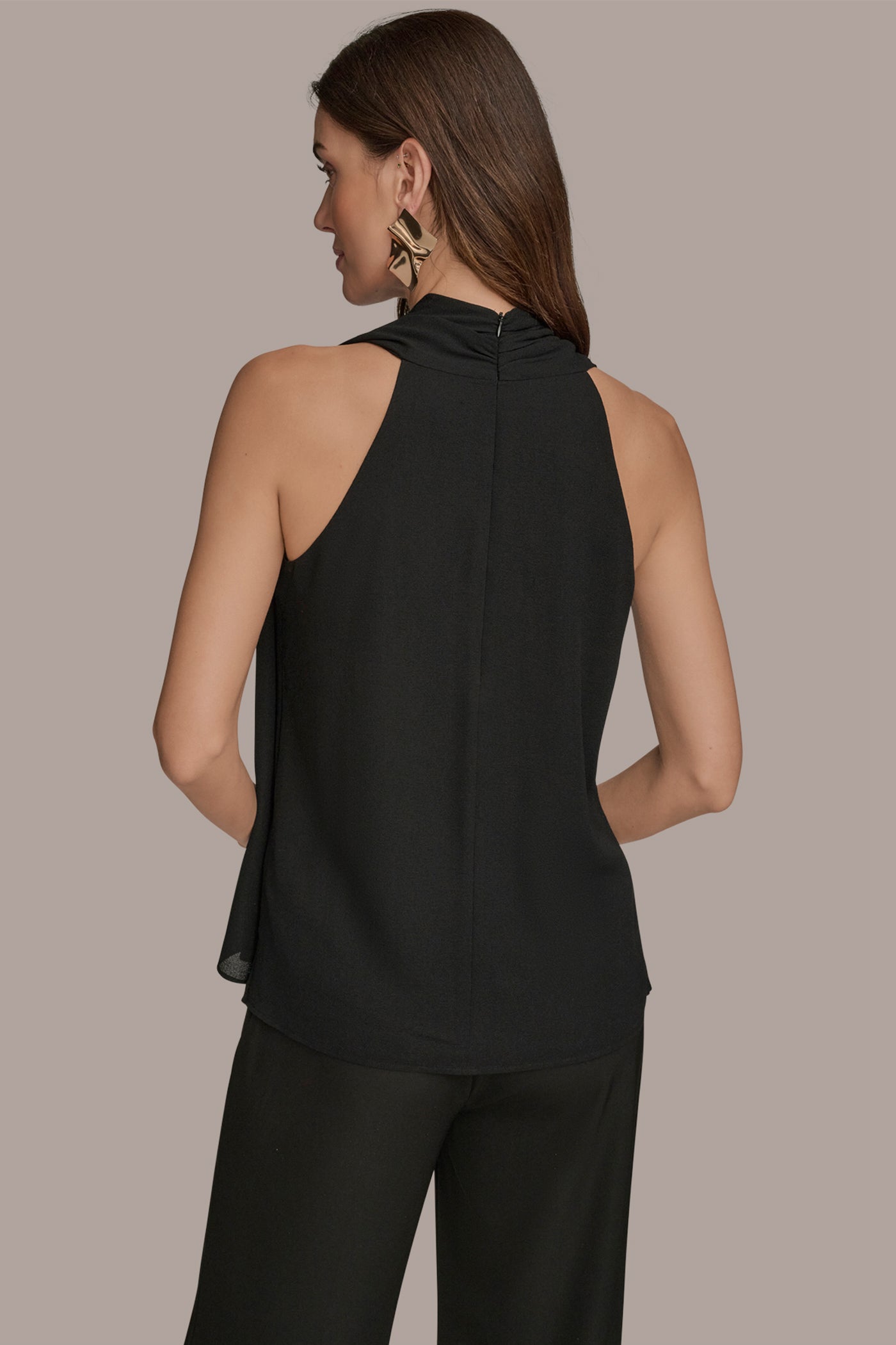 ASYMMETRIC DRAPED SHOULDER BLOUSE | View 2 | Tops & Sweaters ASYMMETRIC DRAPED SHOULDER BLOUSE | View 2 | Tops & Sweaters