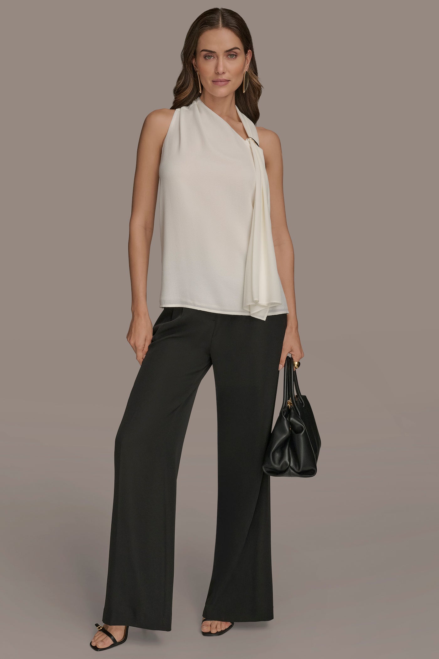 ASYMMETRIC DRAPED SHOULDER BLOUSE VIEW 7 | Tops & Sweaters ASYMMETRIC DRAPED SHOULDER BLOUSE VIEW 7 | Tops & Sweaters