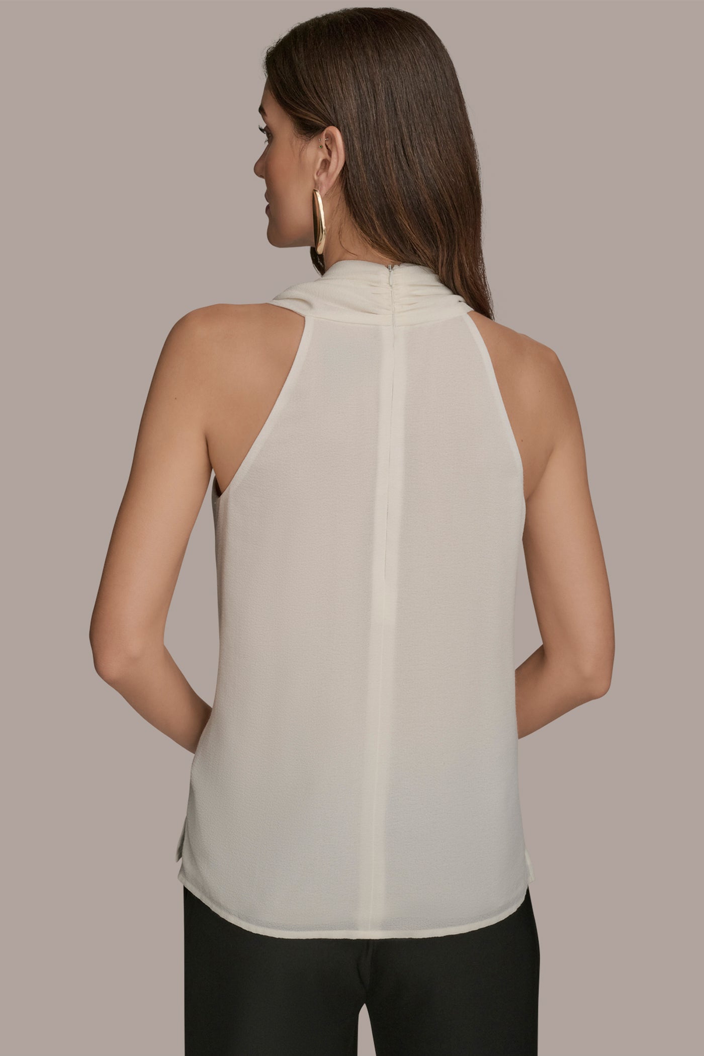 ASYMMETRIC DRAPED SHOULDER BLOUSE | View 2 | Tops & Sweaters ASYMMETRIC DRAPED SHOULDER BLOUSE | View 2 | Tops & Sweaters