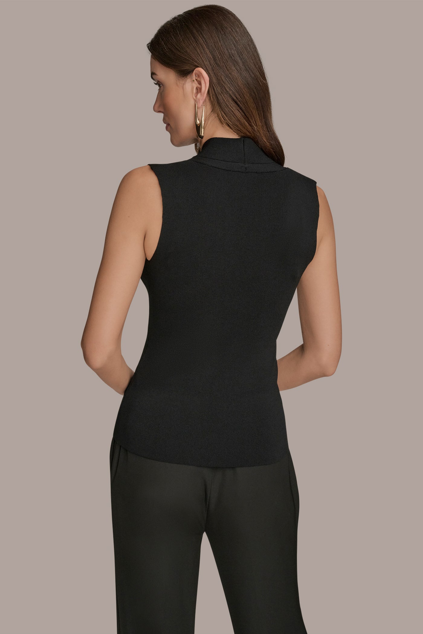SLEEVELESS V-NECK SWEATER | View 2 | Tops & Sweaters SLEEVELESS V-NECK SWEATER | View 2 | Tops & Sweaters