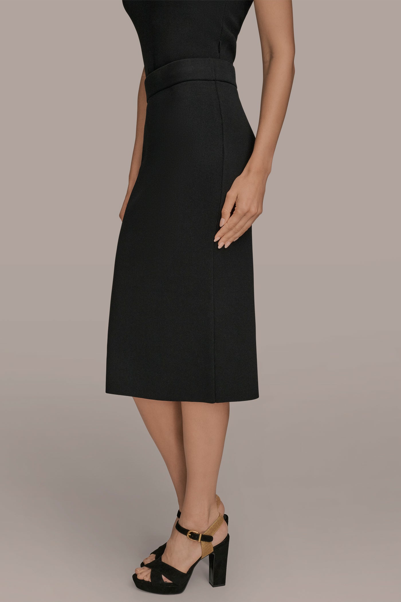 MIDI SWEATER PENCIL SKIRT VIEW 3 MIDI SWEATER PENCIL SKIRT VIEW 3