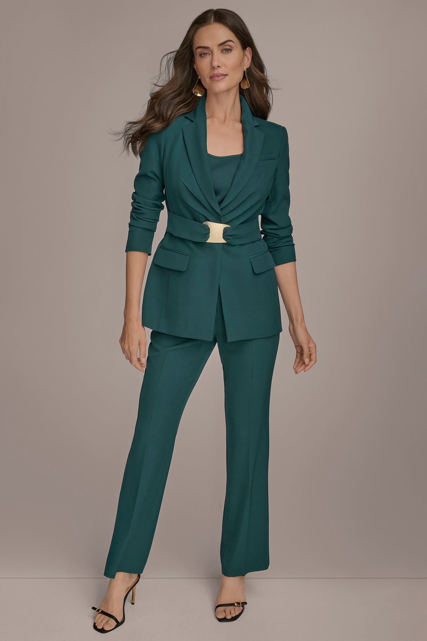 BELTED GATHERED SUIT BLAZER VIEW 9 | Suits and Separates BELTED GATHERED SUIT BLAZER VIEW 9 | Suits and Separates